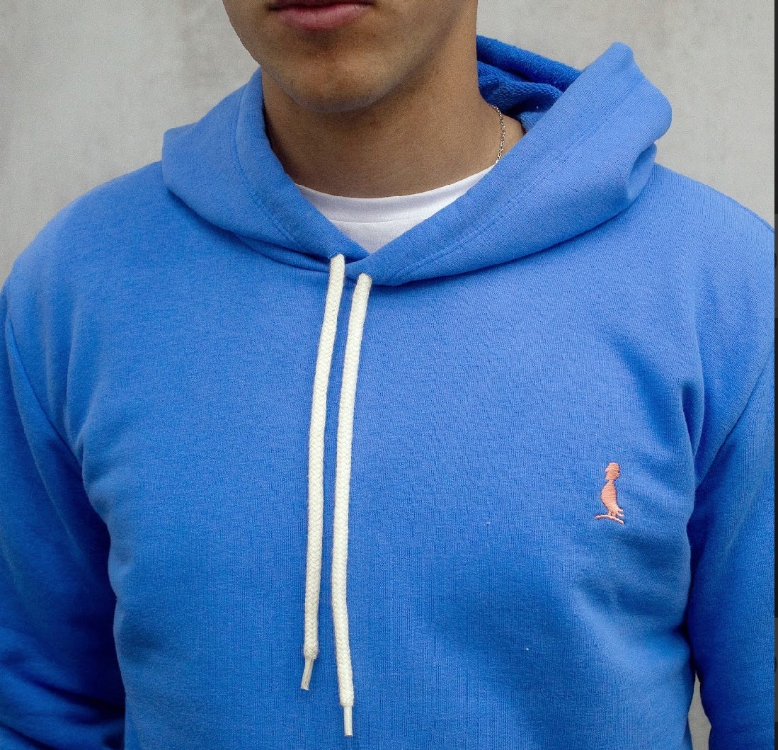 CANGURO BÁSICO AZUL FRANCIA ALGODÓN FINO.