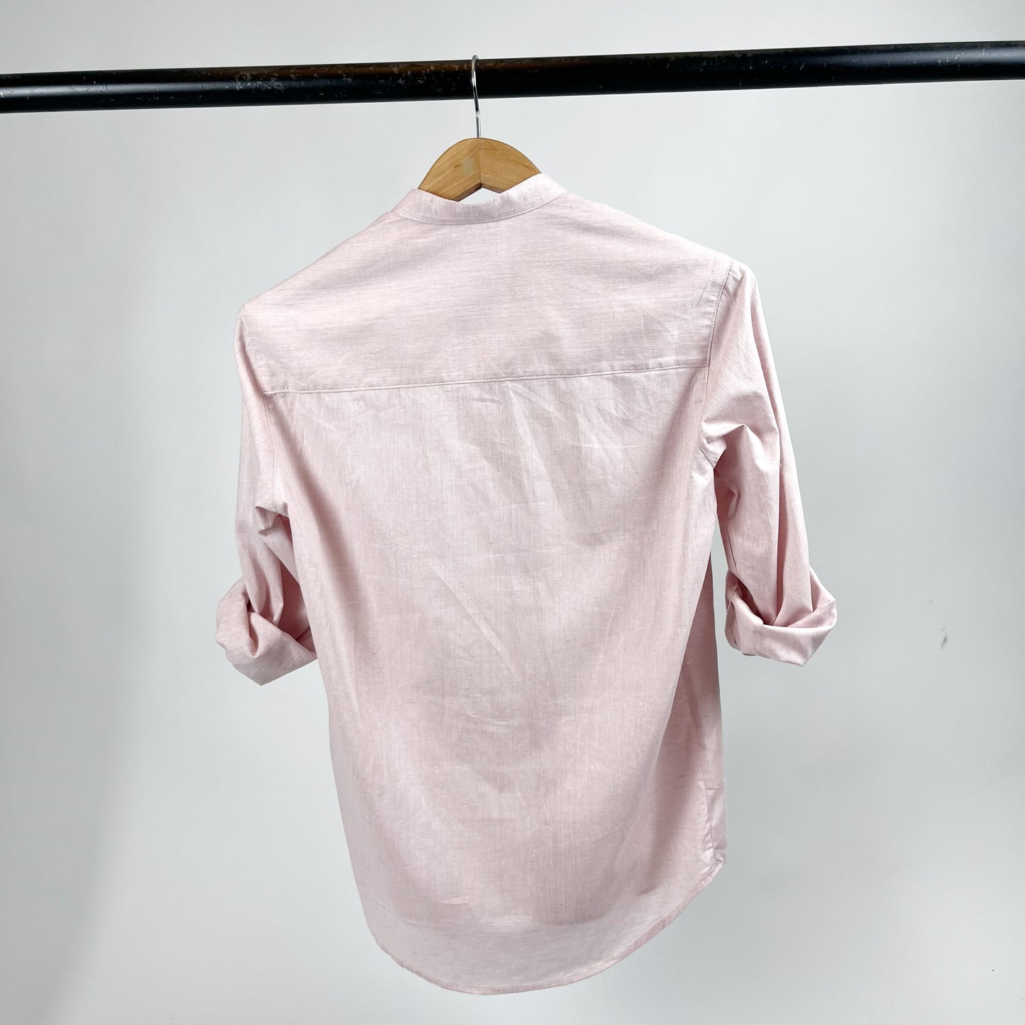 Camisa mao algodón color rosa claro