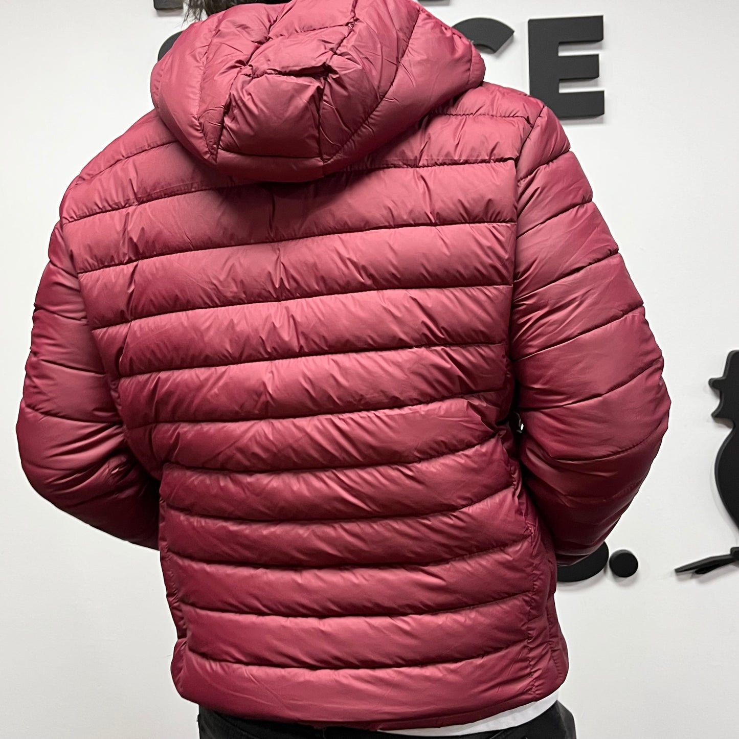 CAMPERA PUFFER COLOR BORDÓ