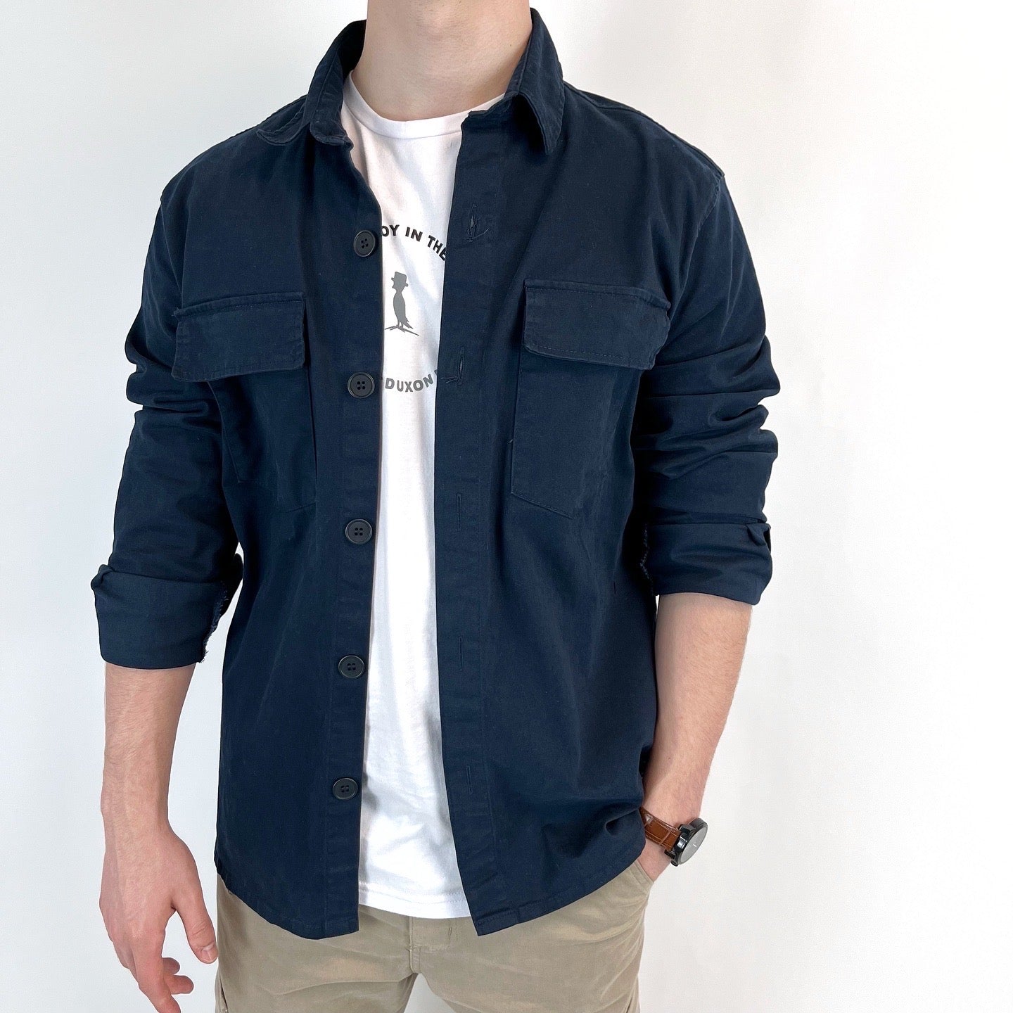 SOBRECAMISA AZUL MARINO