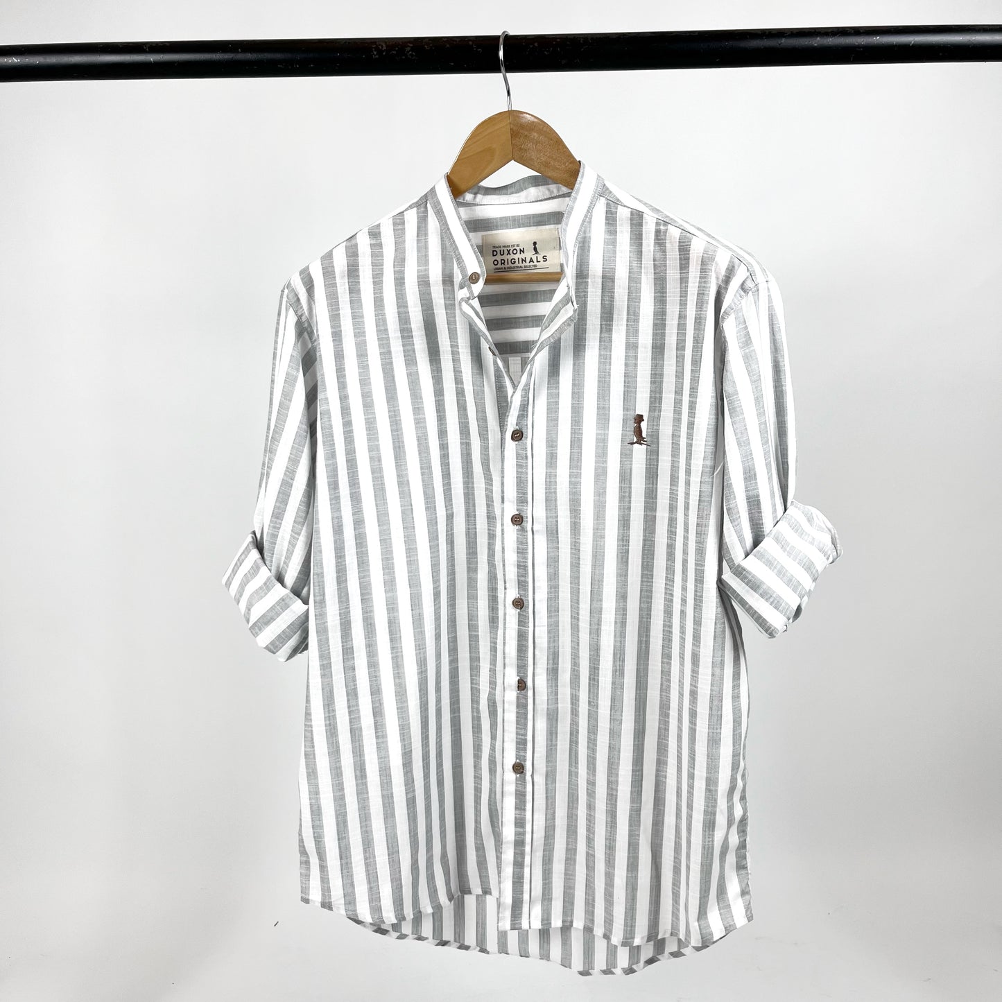 CAMISA MAO RAYAS Gris