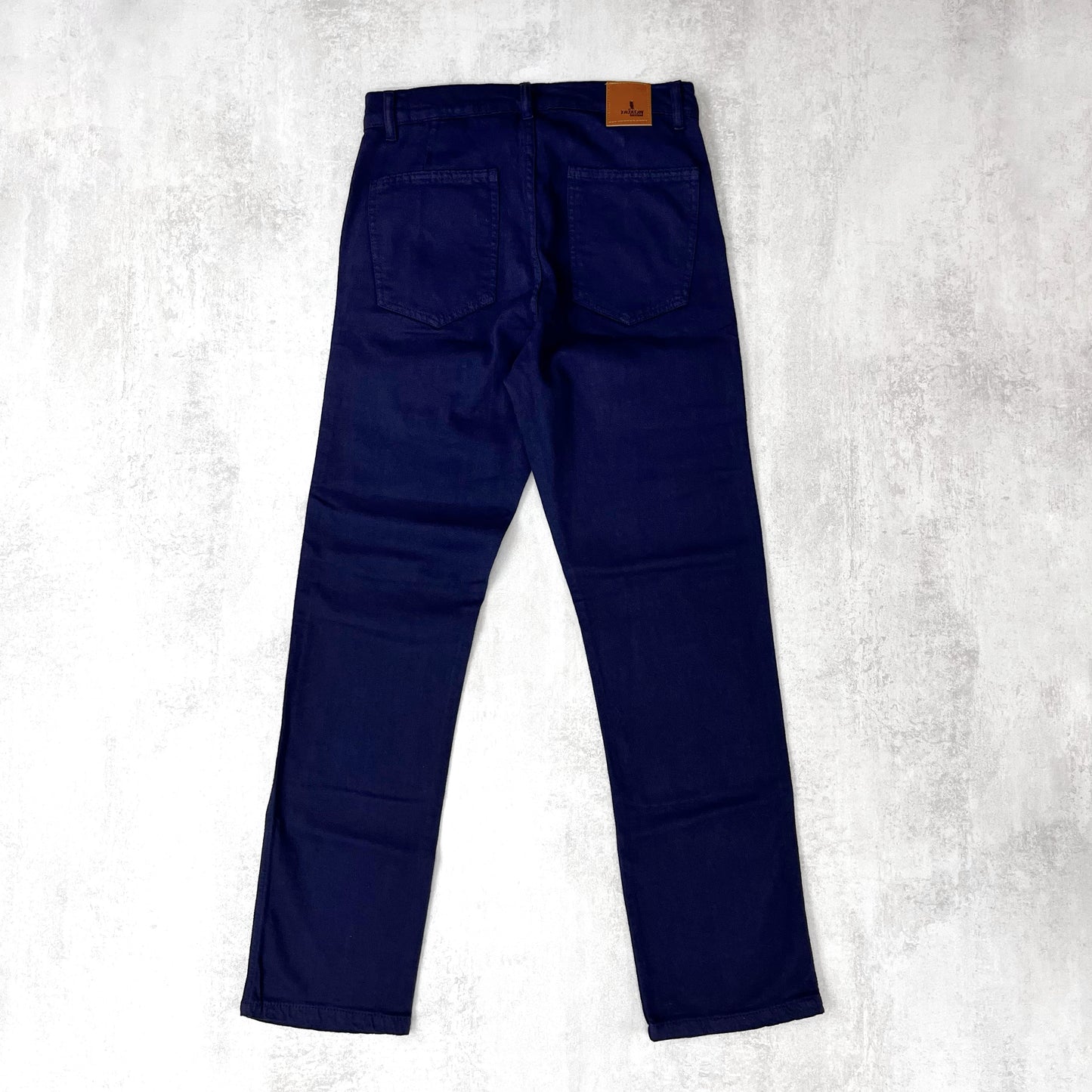 Descuento🔥JEAN CON BOLSILLO RECTANGULAR AZUL MARINO