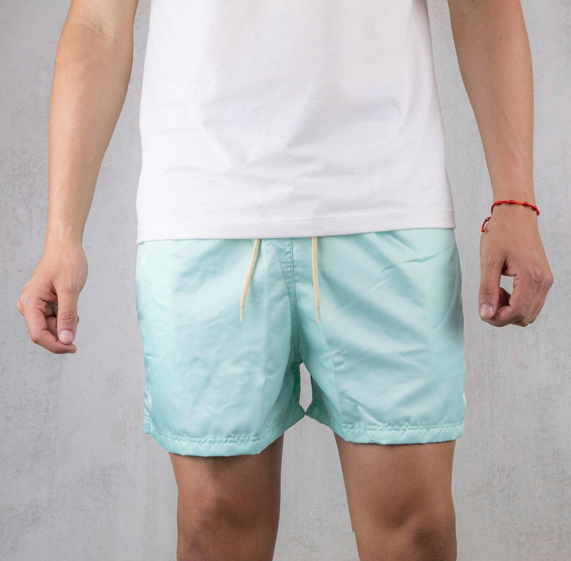 SHORT DE BAÑO TURQUESA