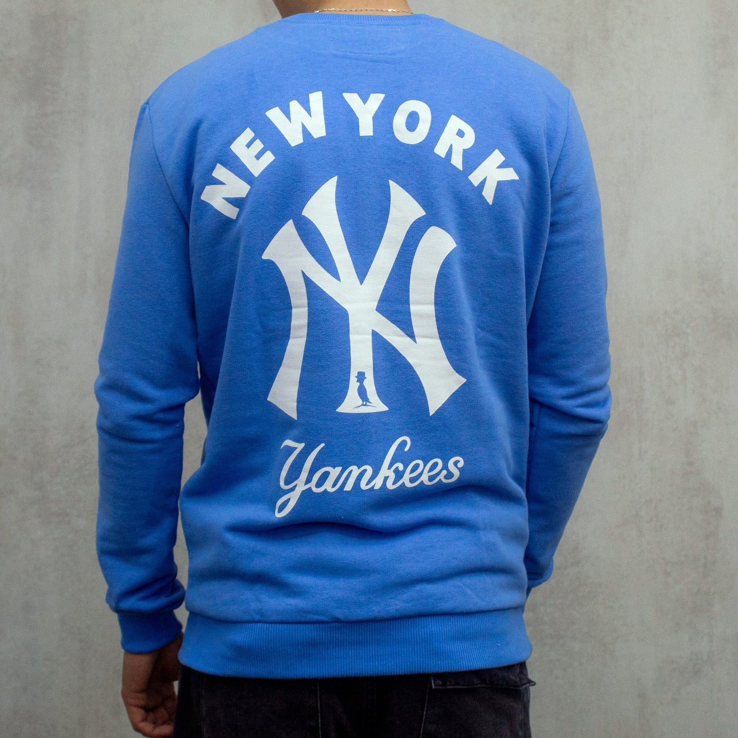 BUZO DEPORTIVO NEW YORK DOBLE ESTAMPA AZUL