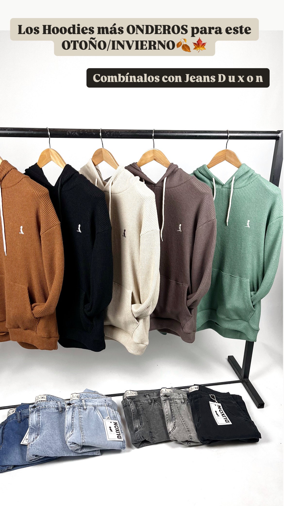 Canguro OVERSIZE tejido color terracota