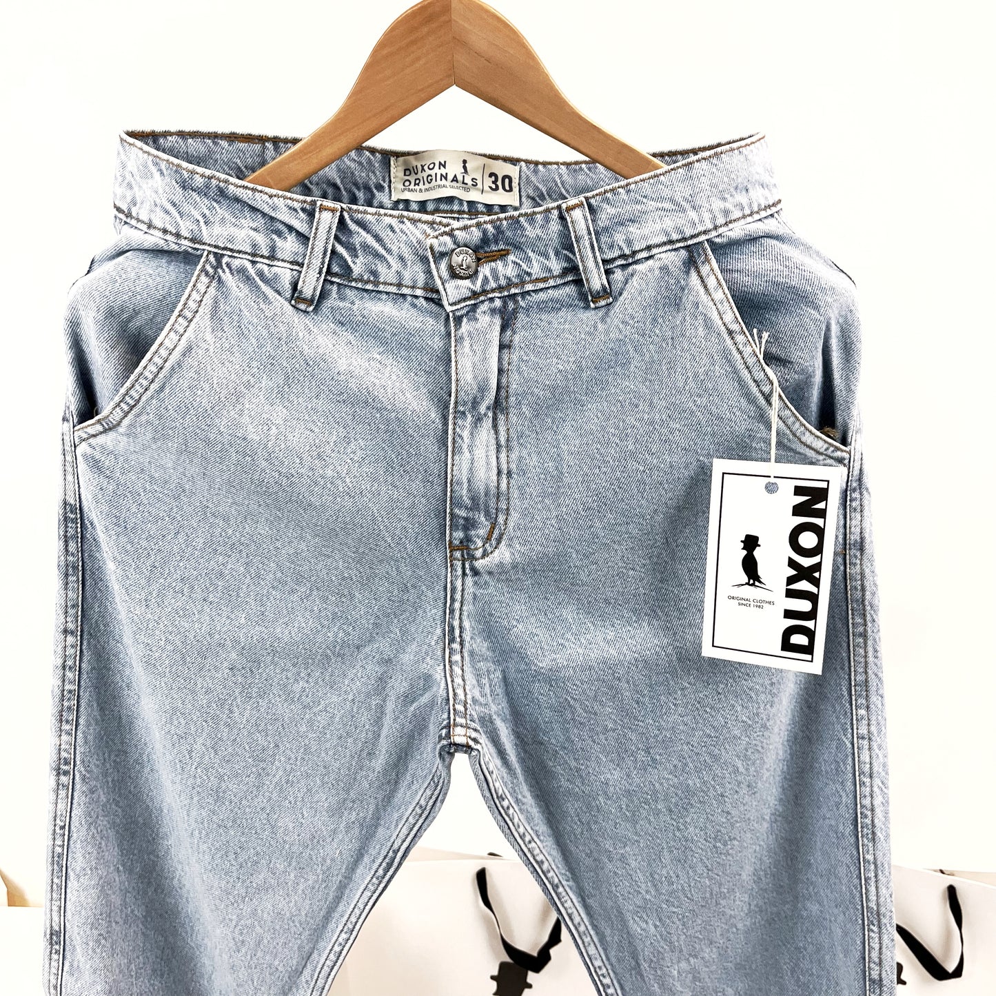 Jean “Relax FIT” celeste claro