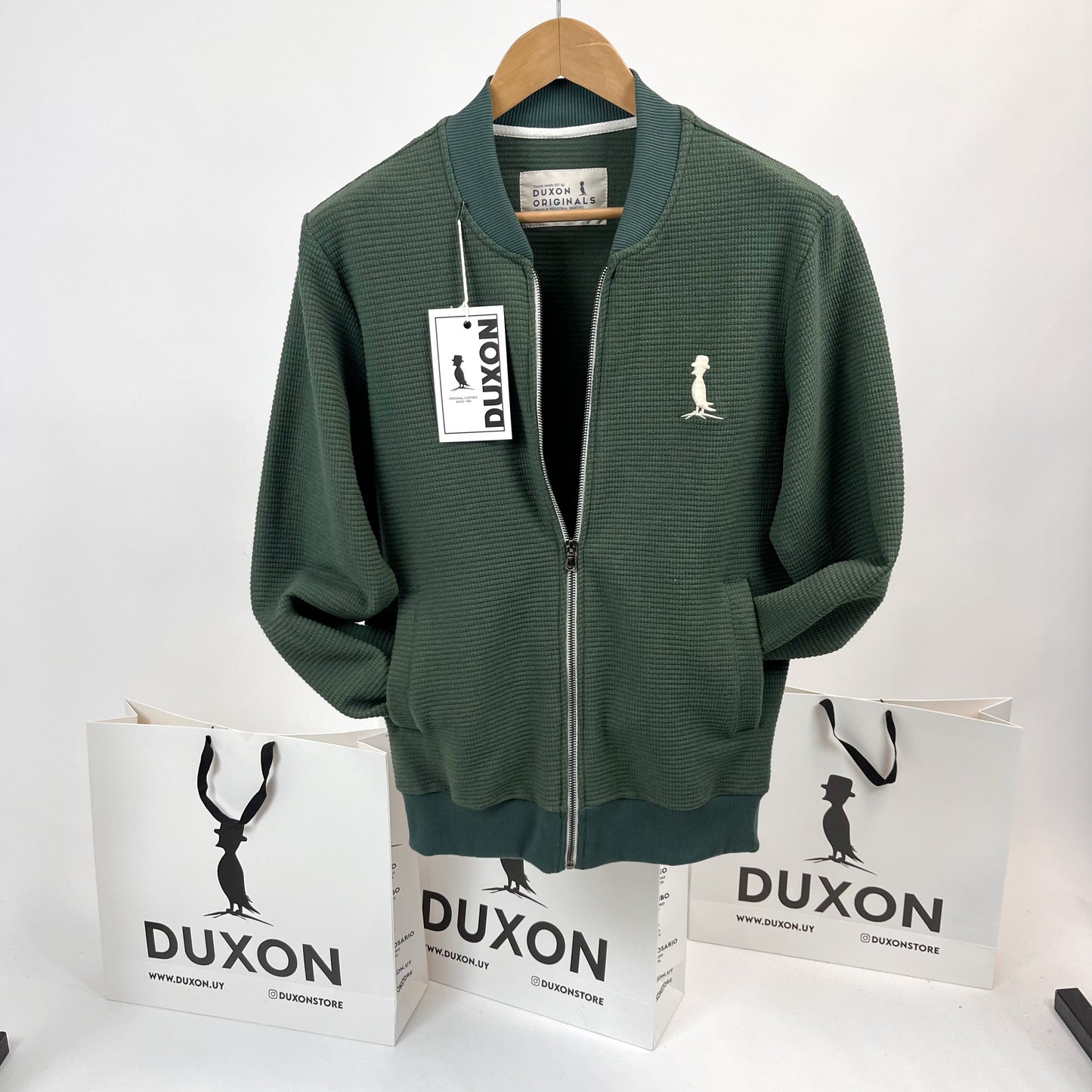 Bomber Santorini logo XL verde