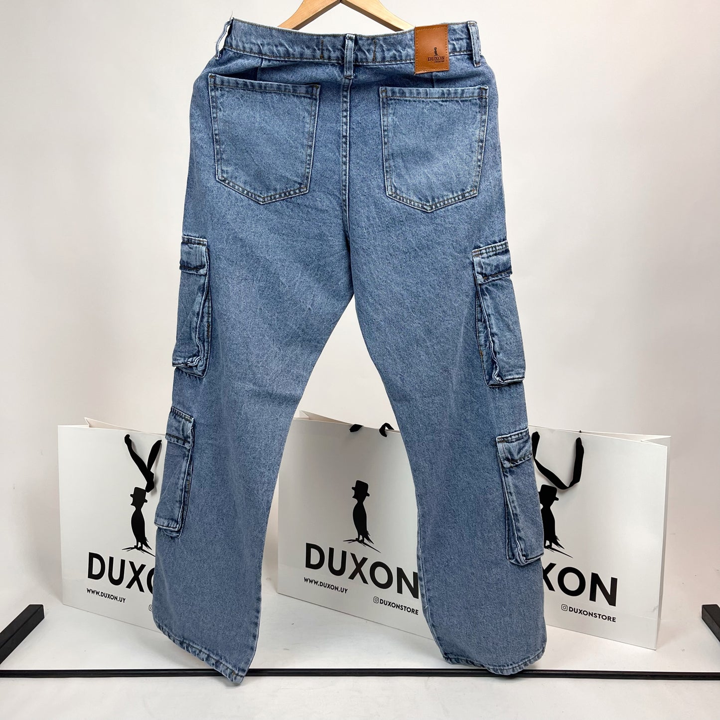 JEAN CARGO 4 bolsillos azul