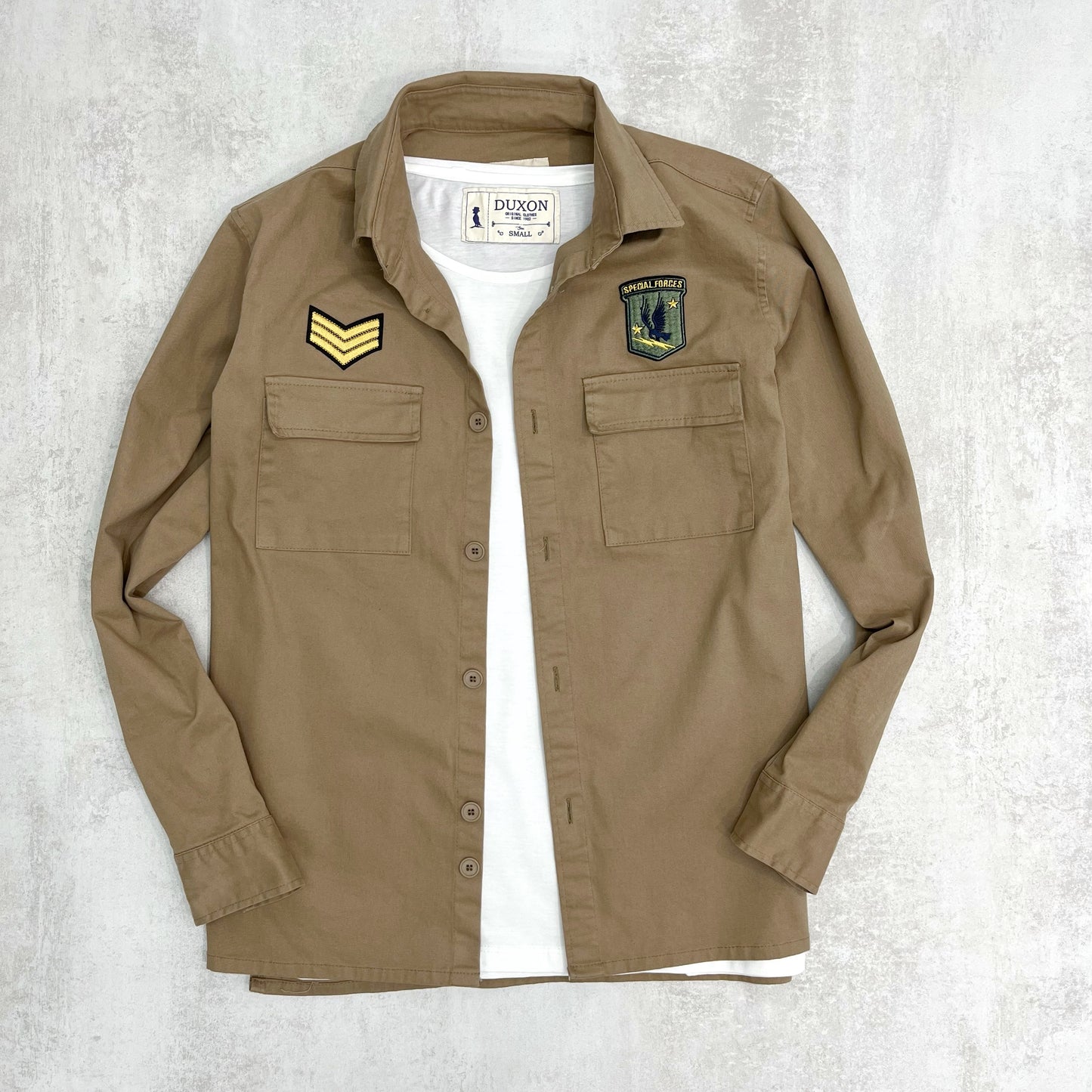 SOBRECAMISA TEXAS COLOR CAQUI