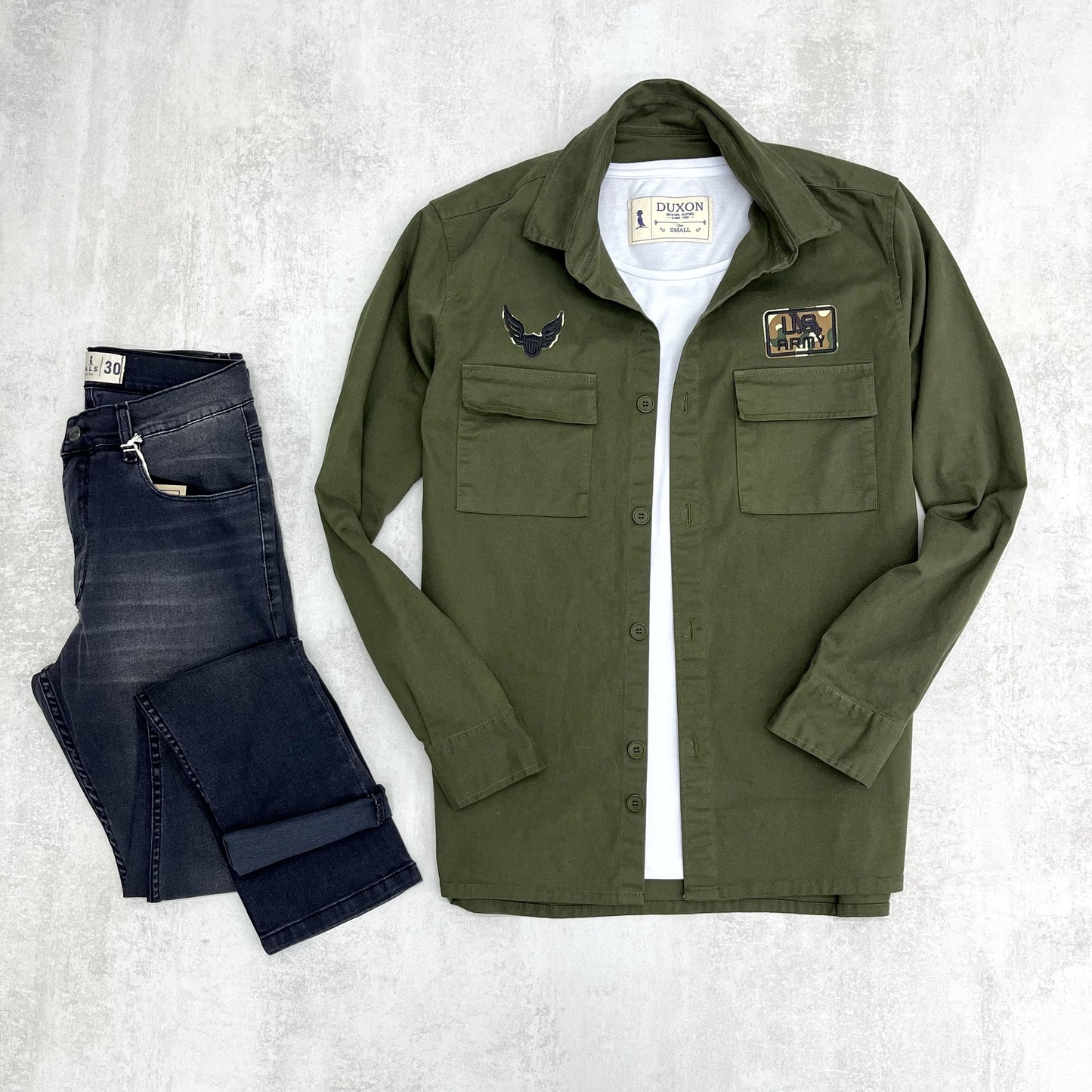 SOBRECAMISAS TEXAS EN VERDE MILITAR