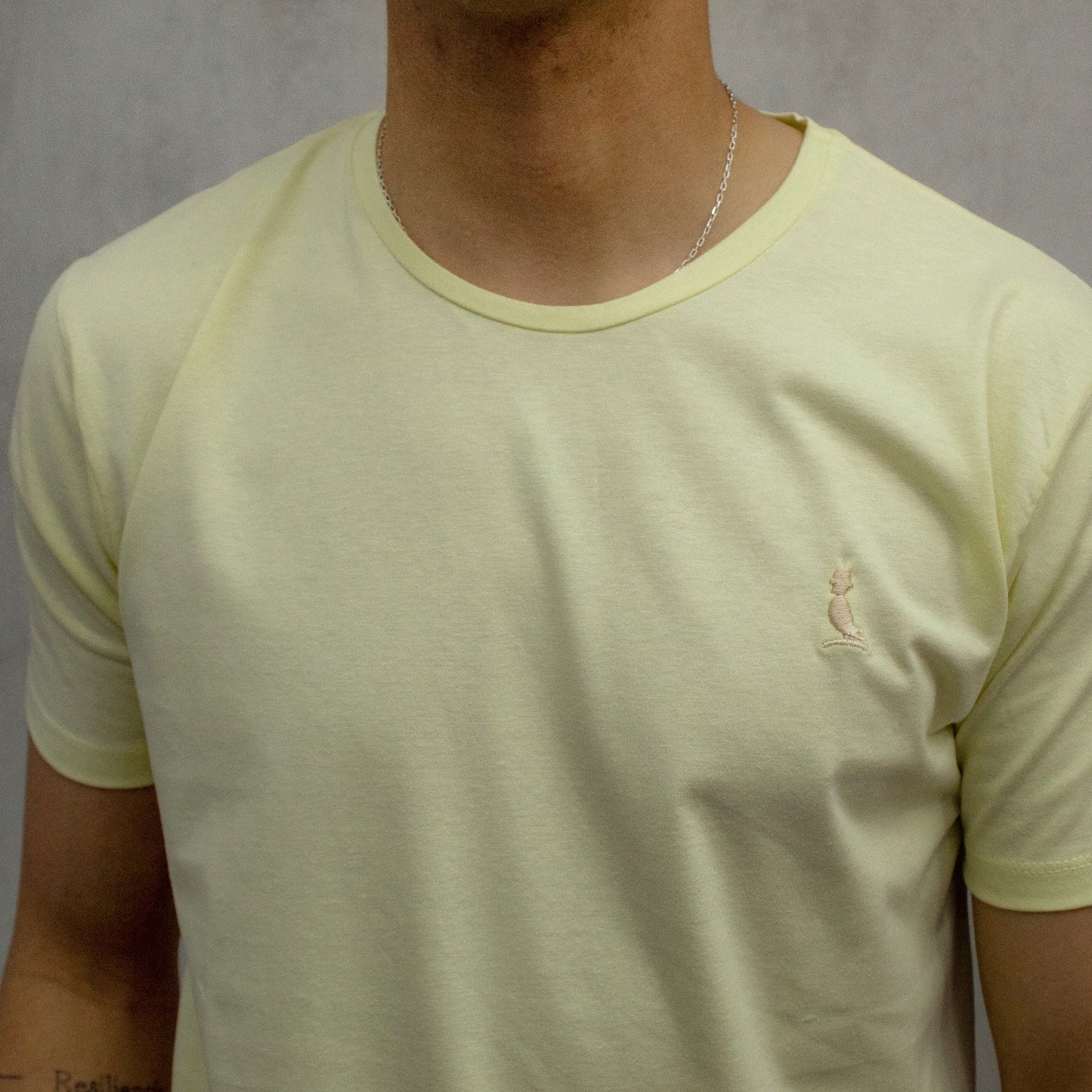 REMERA BASICA AMARILLO CLARO