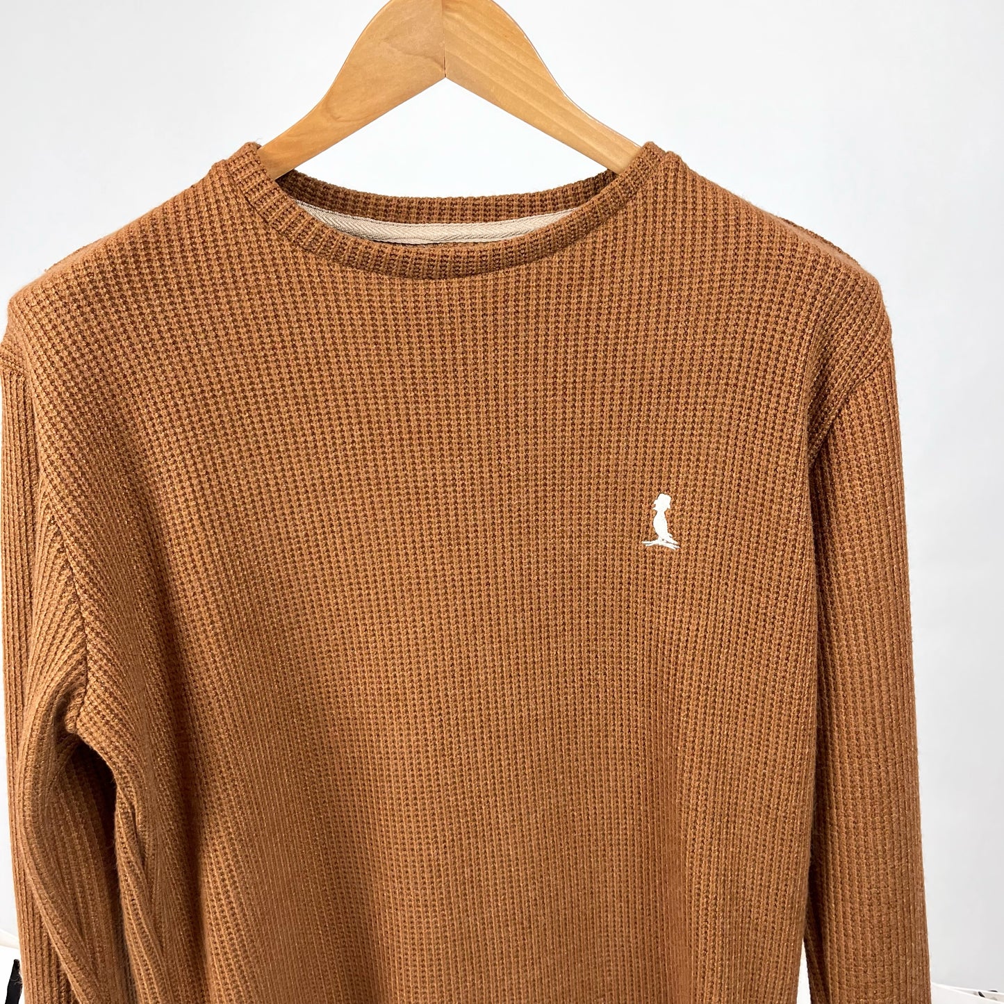 Buzo tejido terracota