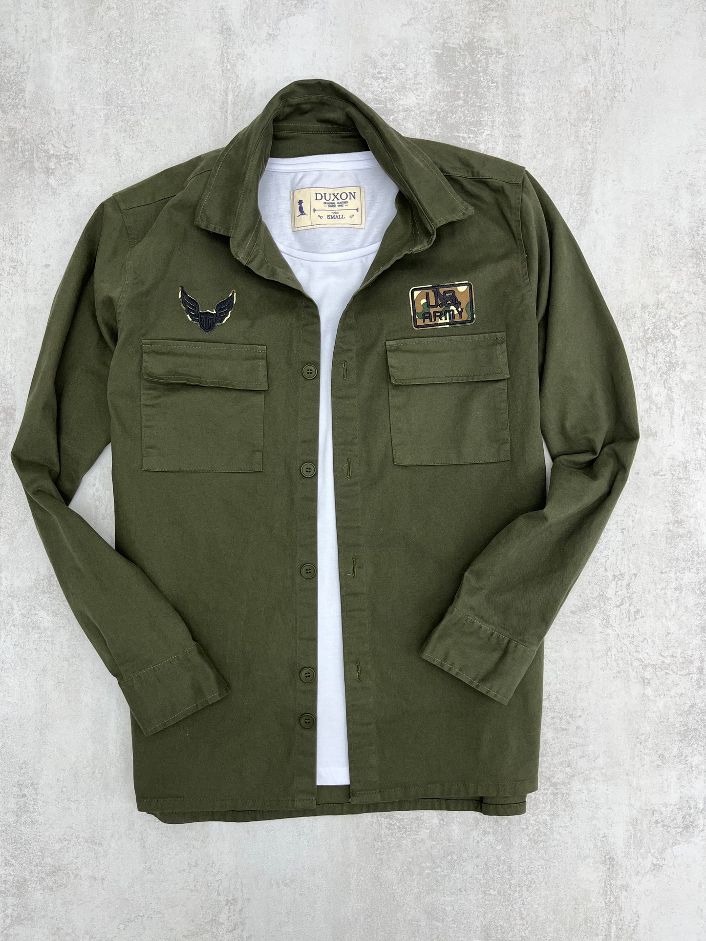 SOBRECAMISAS TEXAS EN VERDE MILITAR