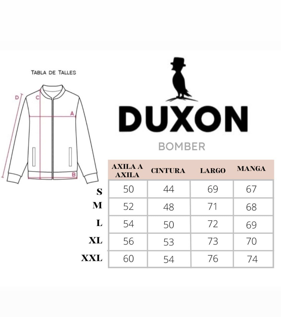 BOMBER ARIZONA DE GABARDINA AZUL MARINO