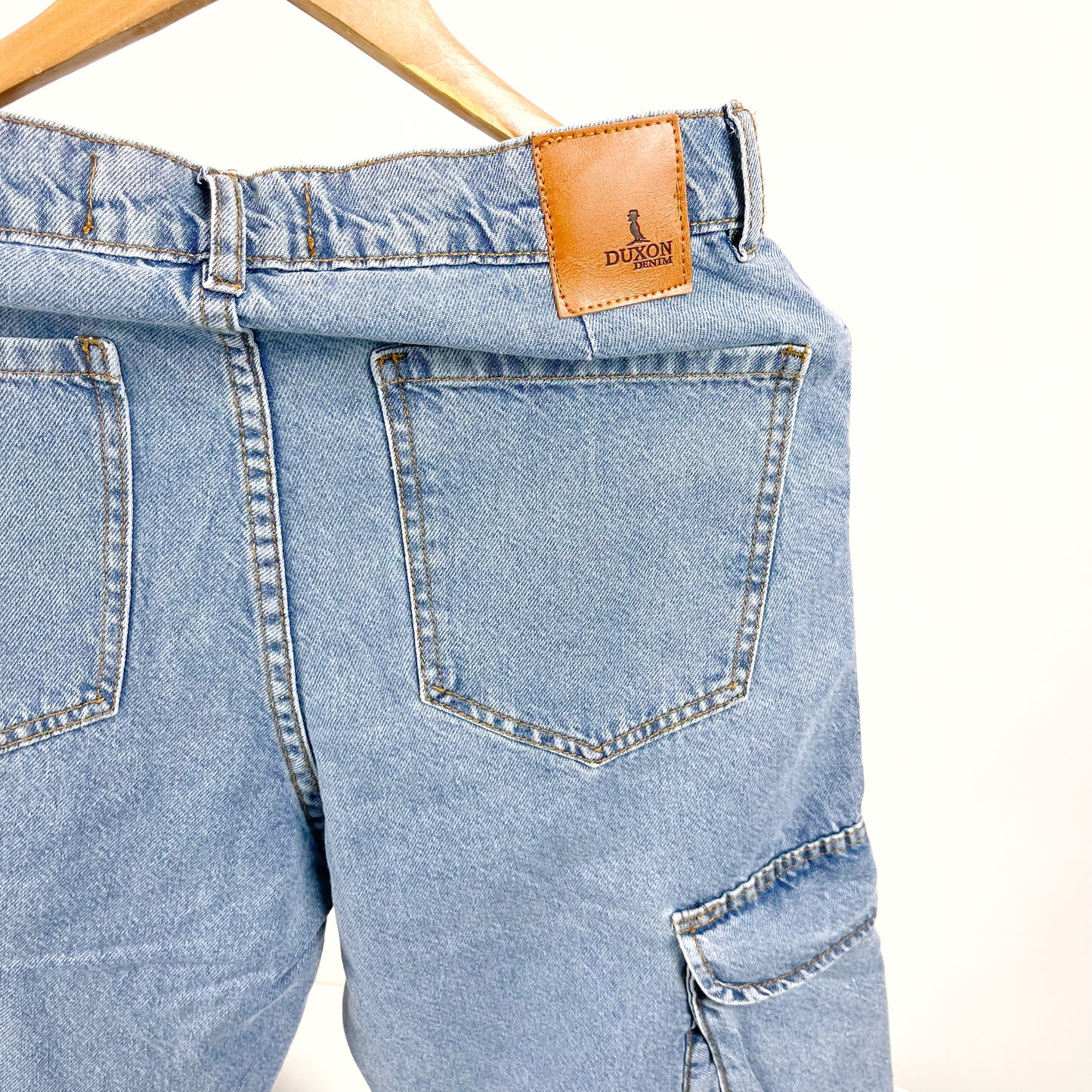 Jean cargo Baggy claro 6 bolsillos