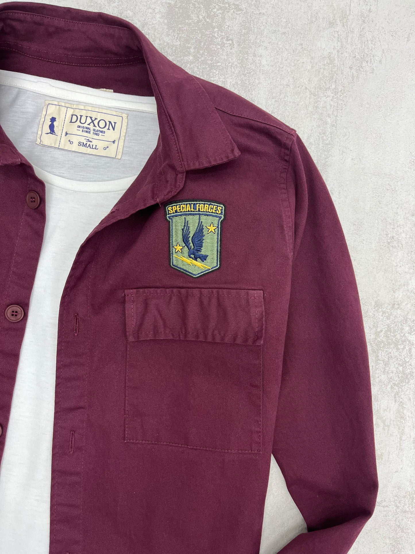 Sobrecamisa TEXAS en bordeaux