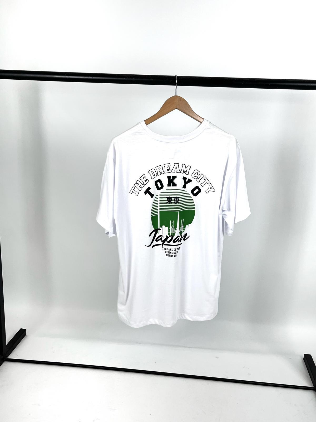 REMERA OVERSIZE “Tokyo” color blanco