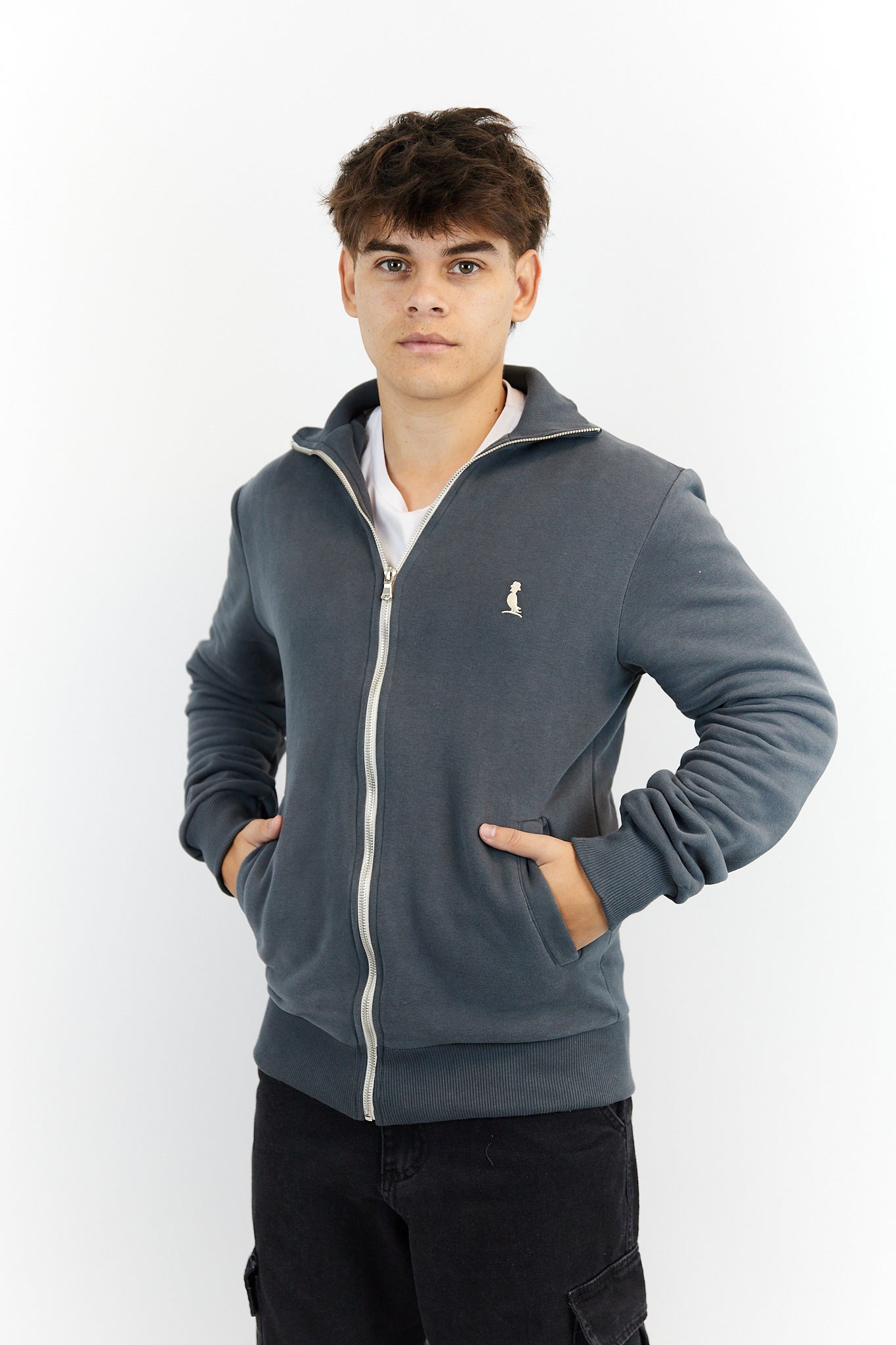 CAMPERA BOSTON GRIS PLOMO