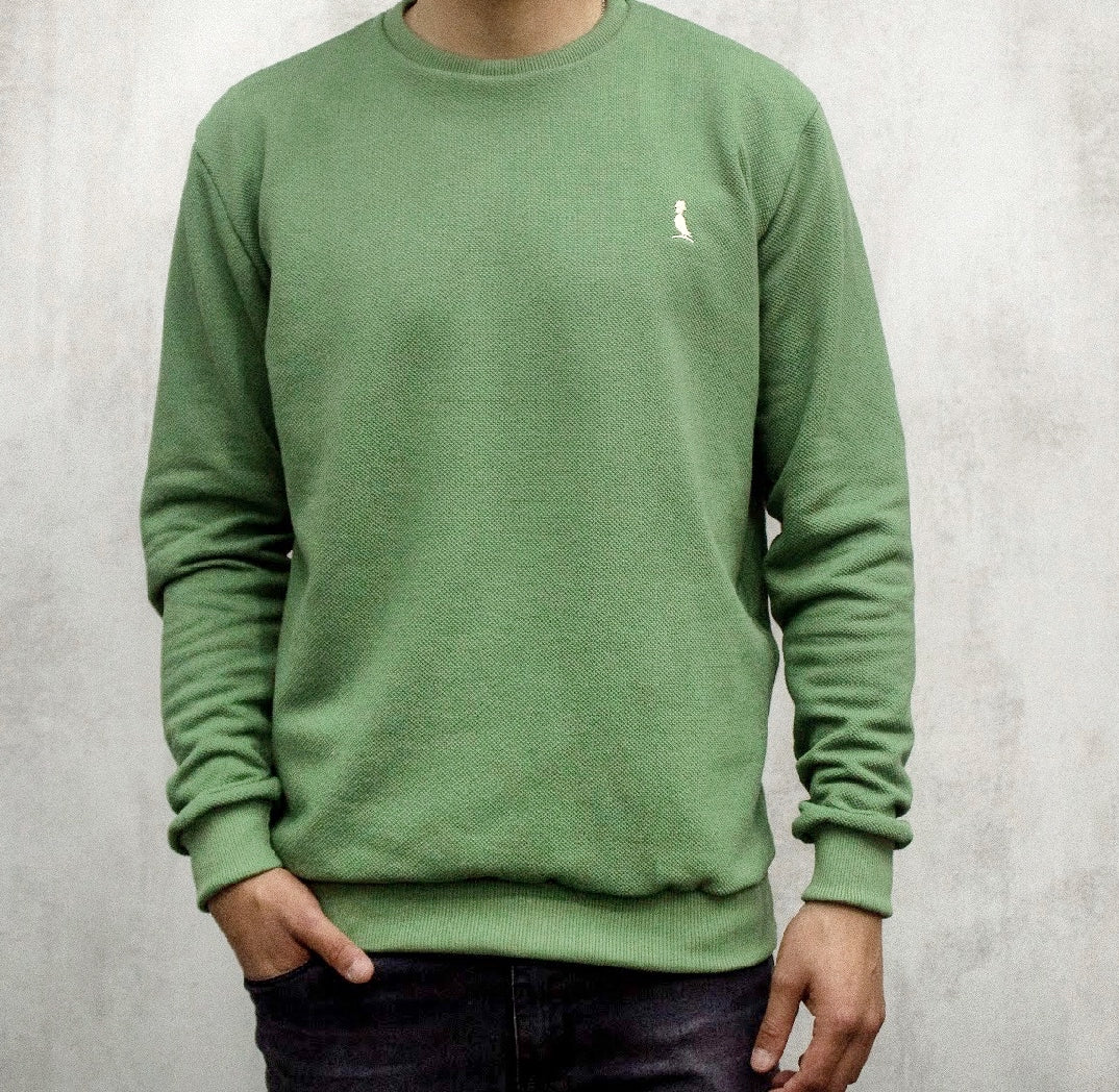 BUZO DE PUNTO COLOR VERDE SS’2024