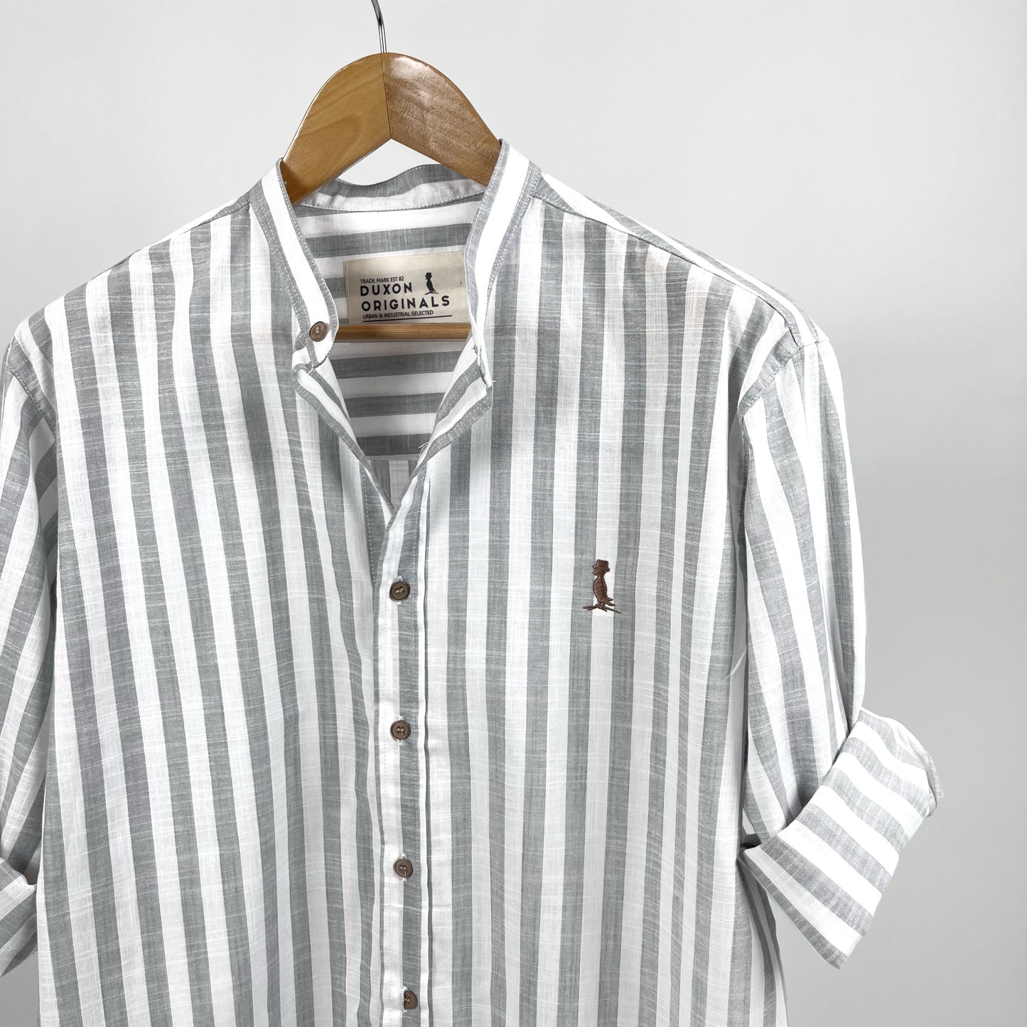 CAMISA MAO RAYAS Gris