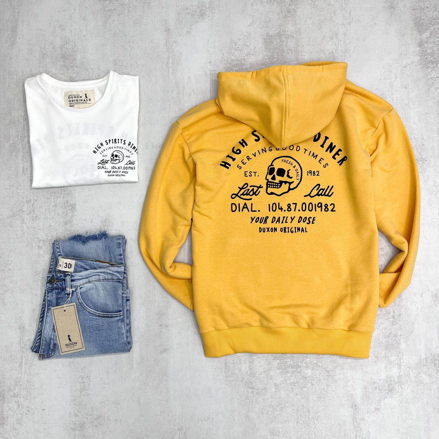 CANGURO OVERSIZE DOBLE ESTAMPA SKULL (CALAVERA)