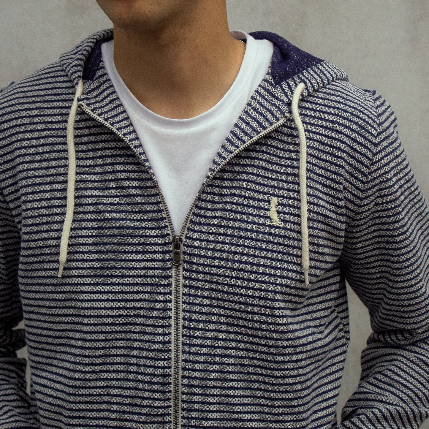 Liquidacion 🛒CAMPERA RÚSTICA A RAYAS AZUL Y BLANCO