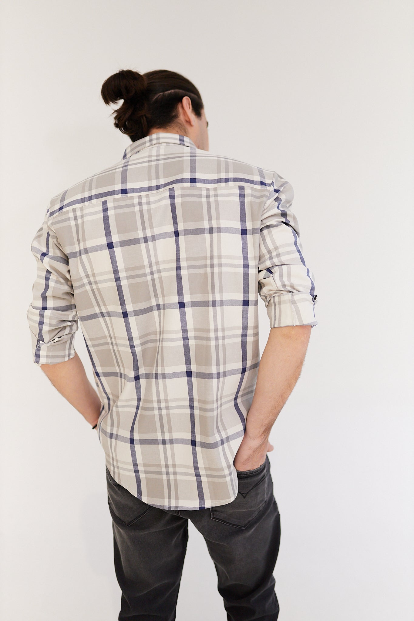 FLASH SALE 🔥🔥CAMISA A CUADROS EN ALGODÓN