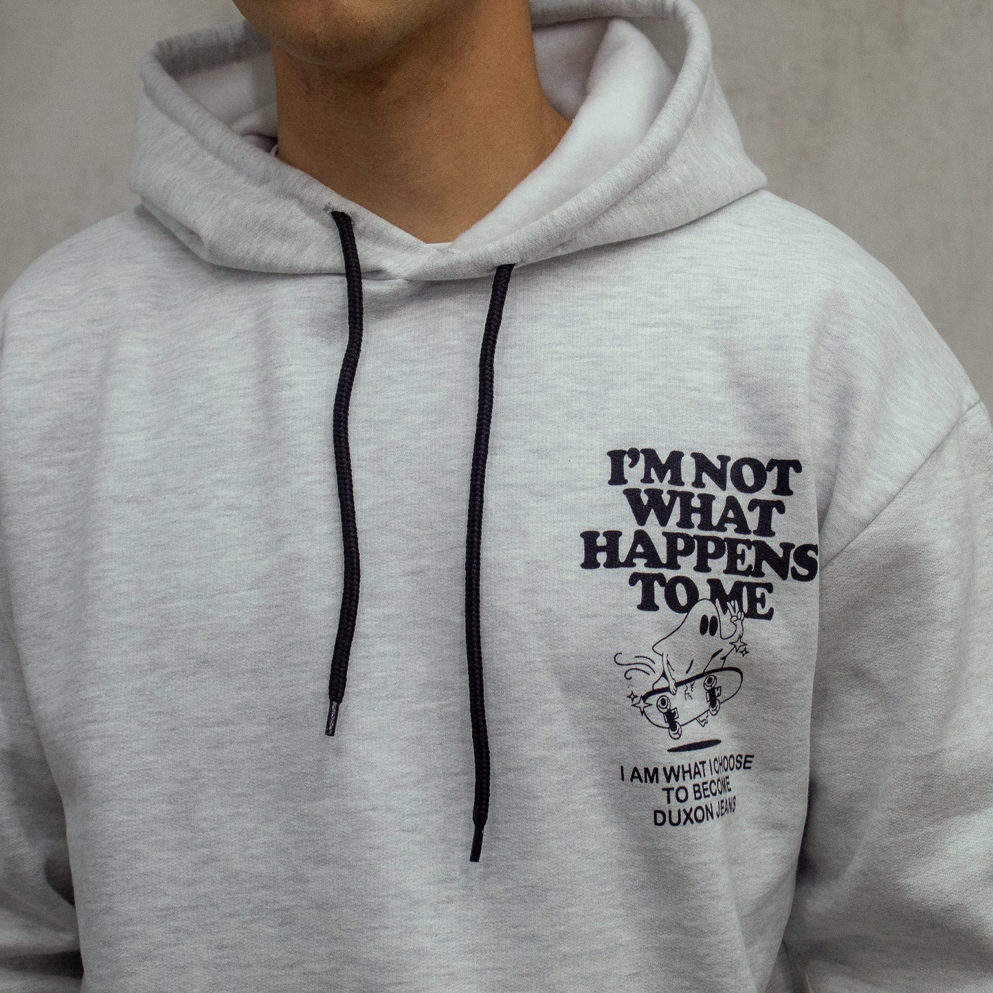 SALE đ„20% OFFđ„CANGURO DOBLE ESTAMPA âTHE GOOD OLD DAYSâ COLOR GRIS CLARO
