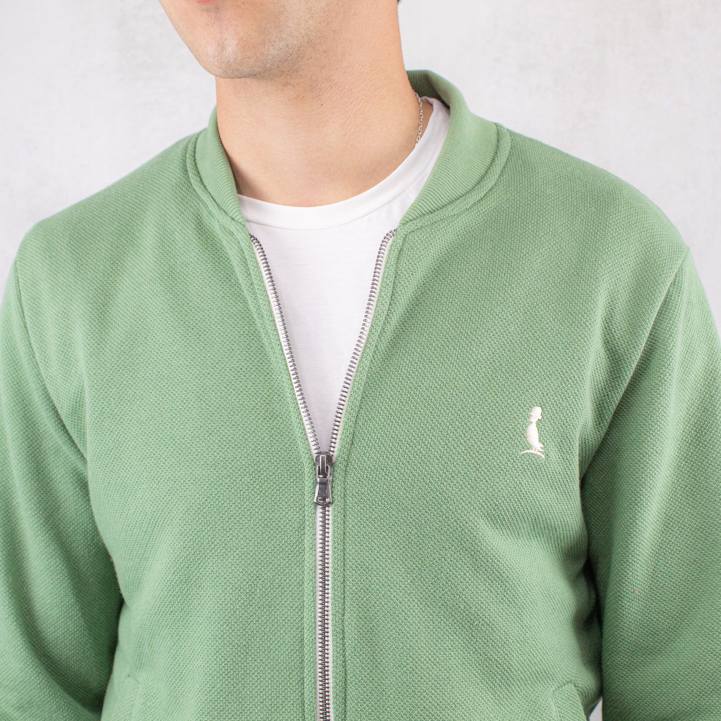 ❤️🔥BOMBER ALGODÓN DE PUNTO, COLOR VERDE.