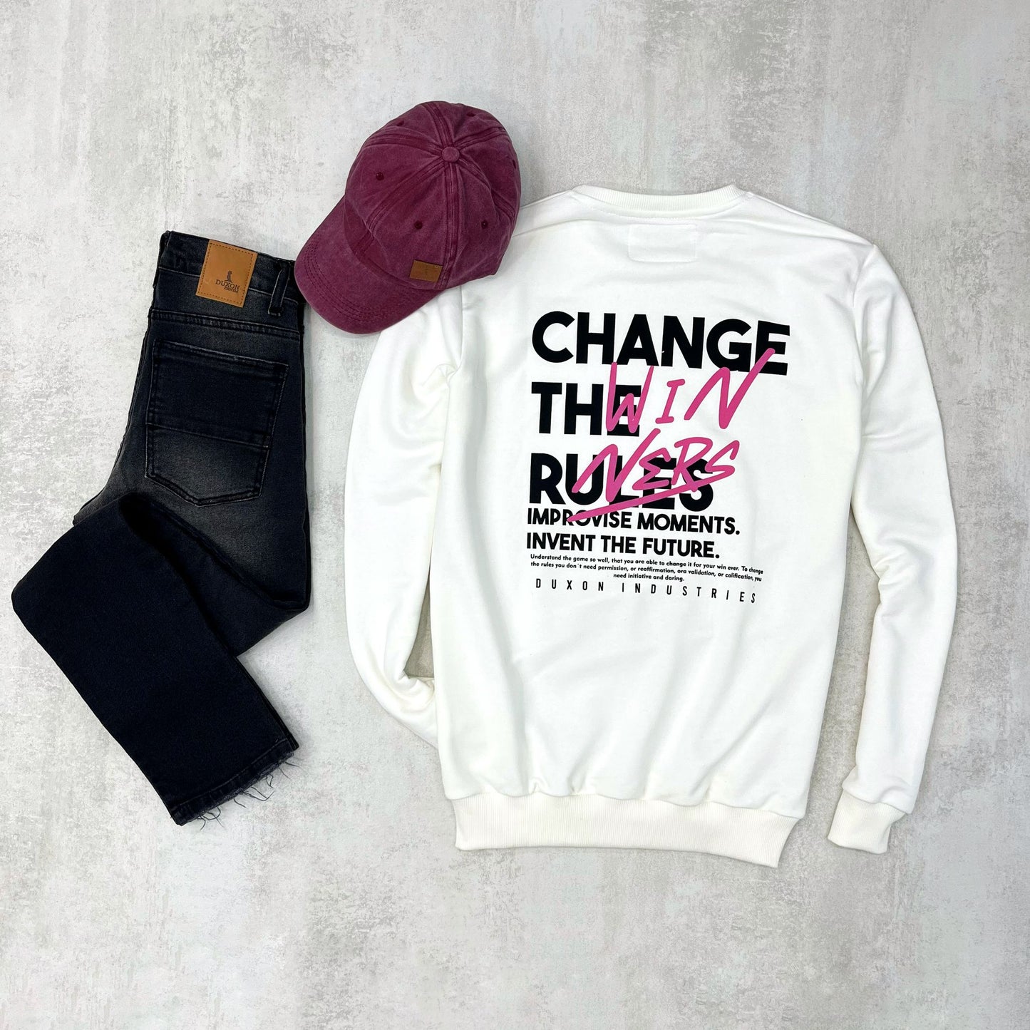 BUZO CHANGE THE RULES BLANCO