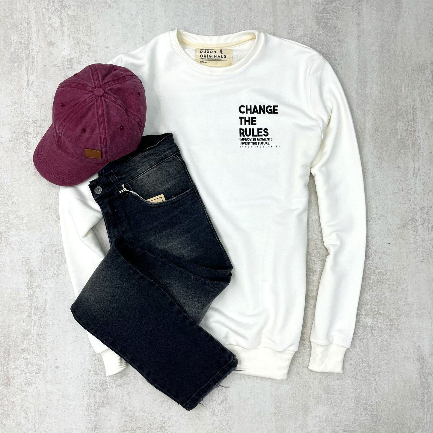 BUZO CHANGE THE RULES BLANCO