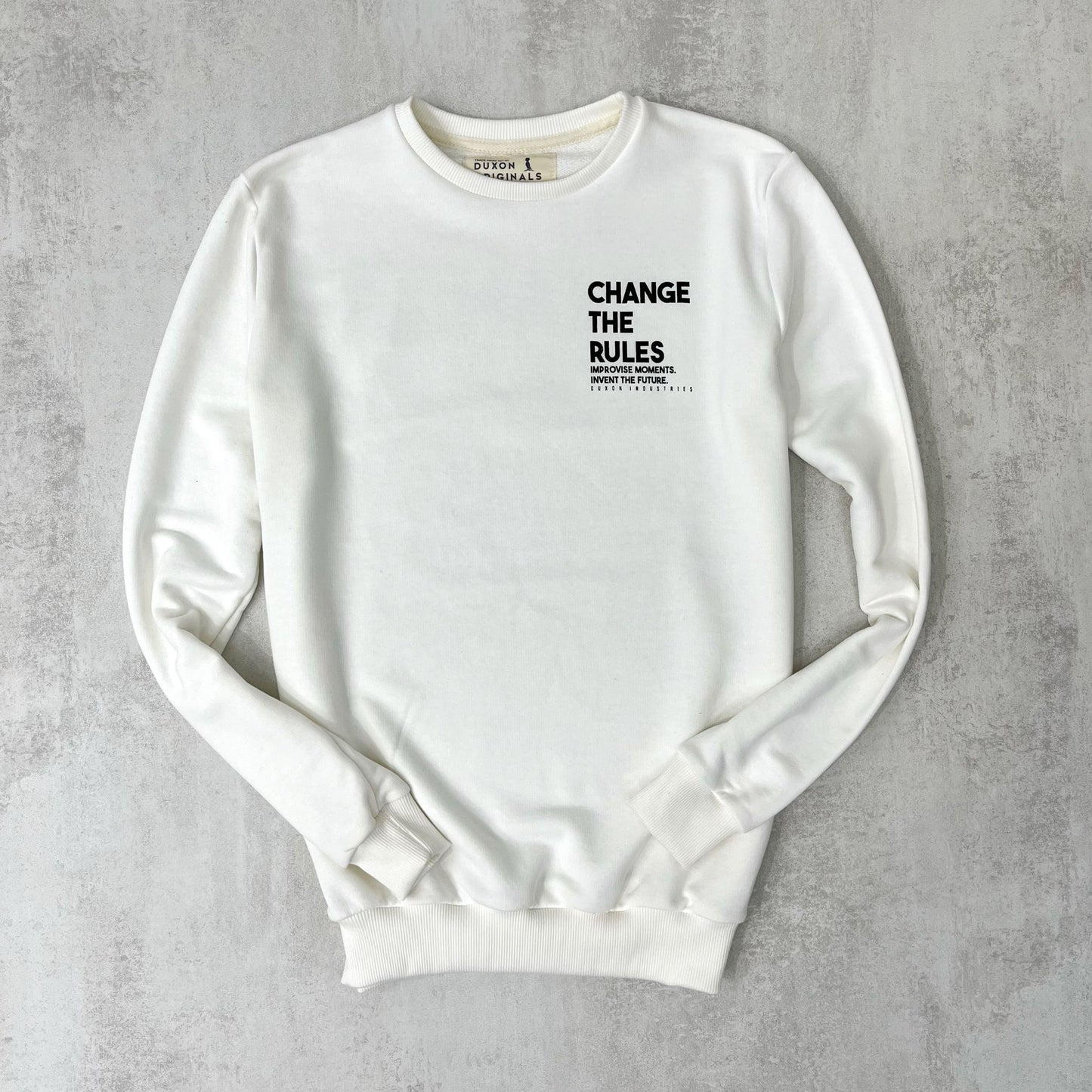 BUZO CHANGE THE RULES BLANCO