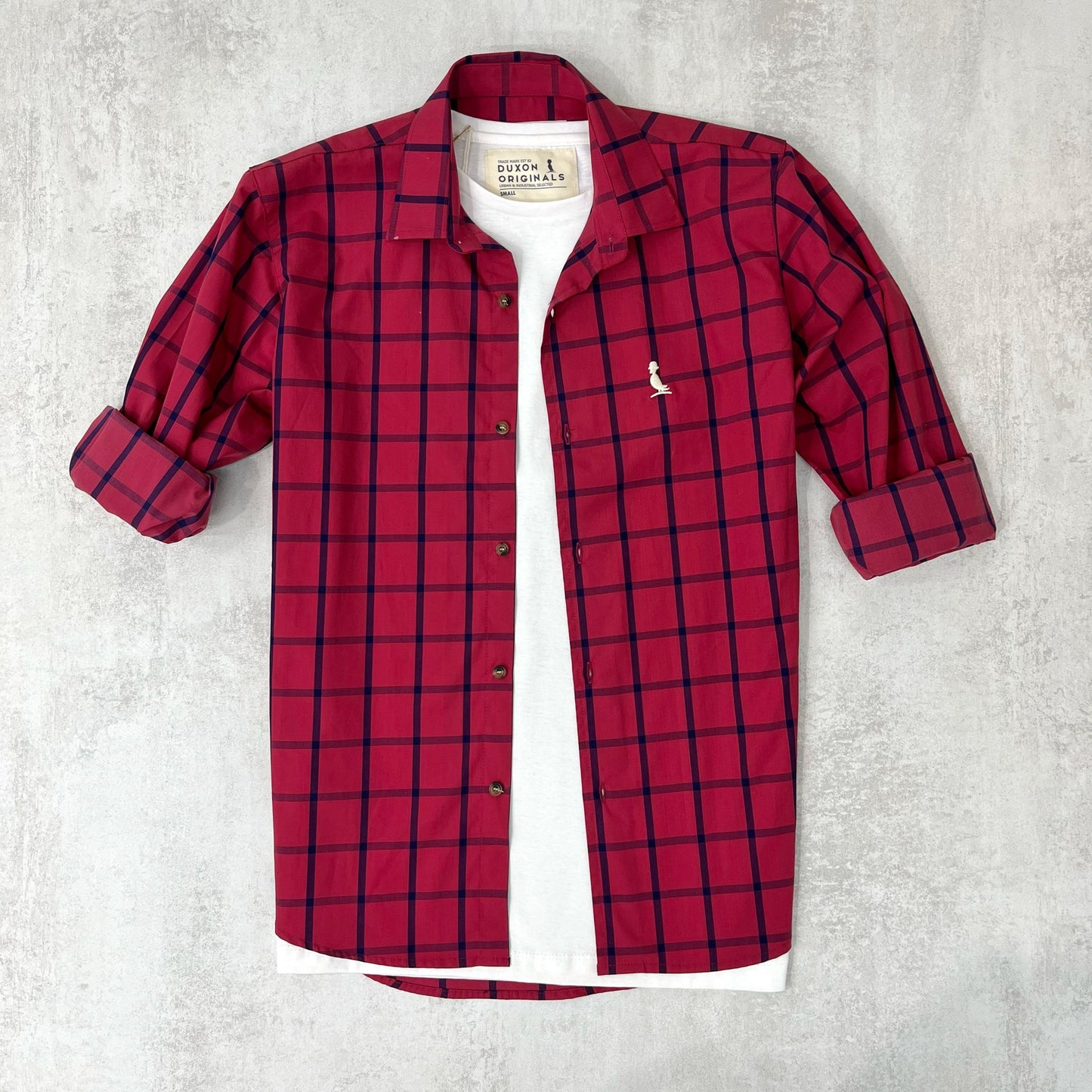 CAMISA A CUADROS ROJA