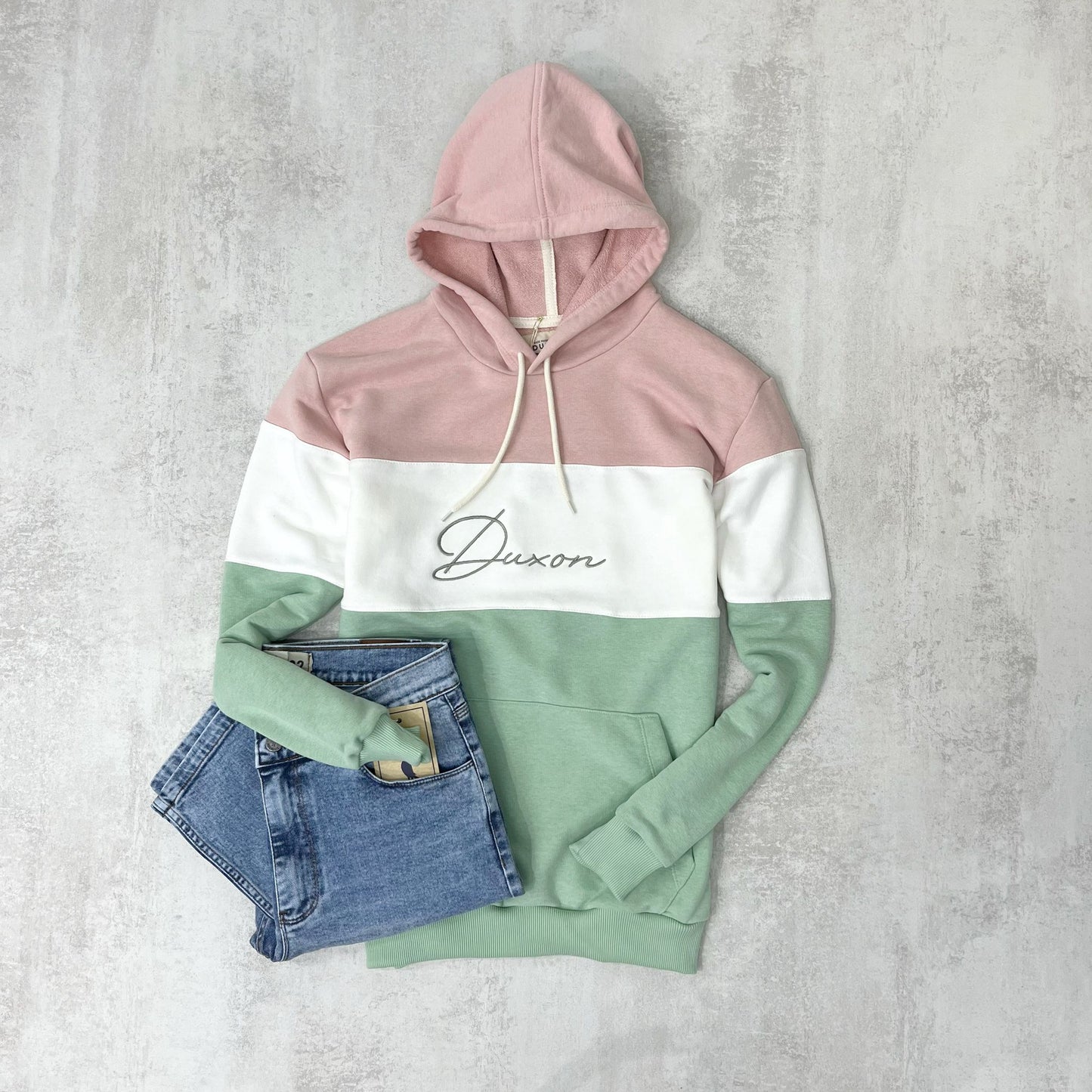 CANGURO DUXON VERDE CELESTE BLANCO