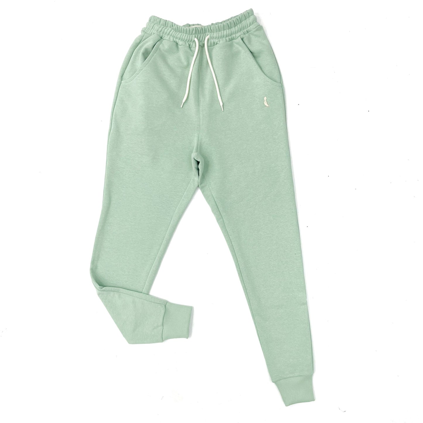 PANTALON JOGGER CON PUÑO VERDE CLARO