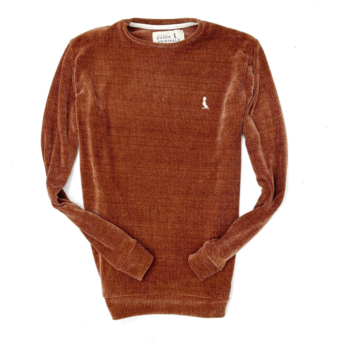 OUTLET⚠️BUZO CHENILLE COLOR LADRILLO