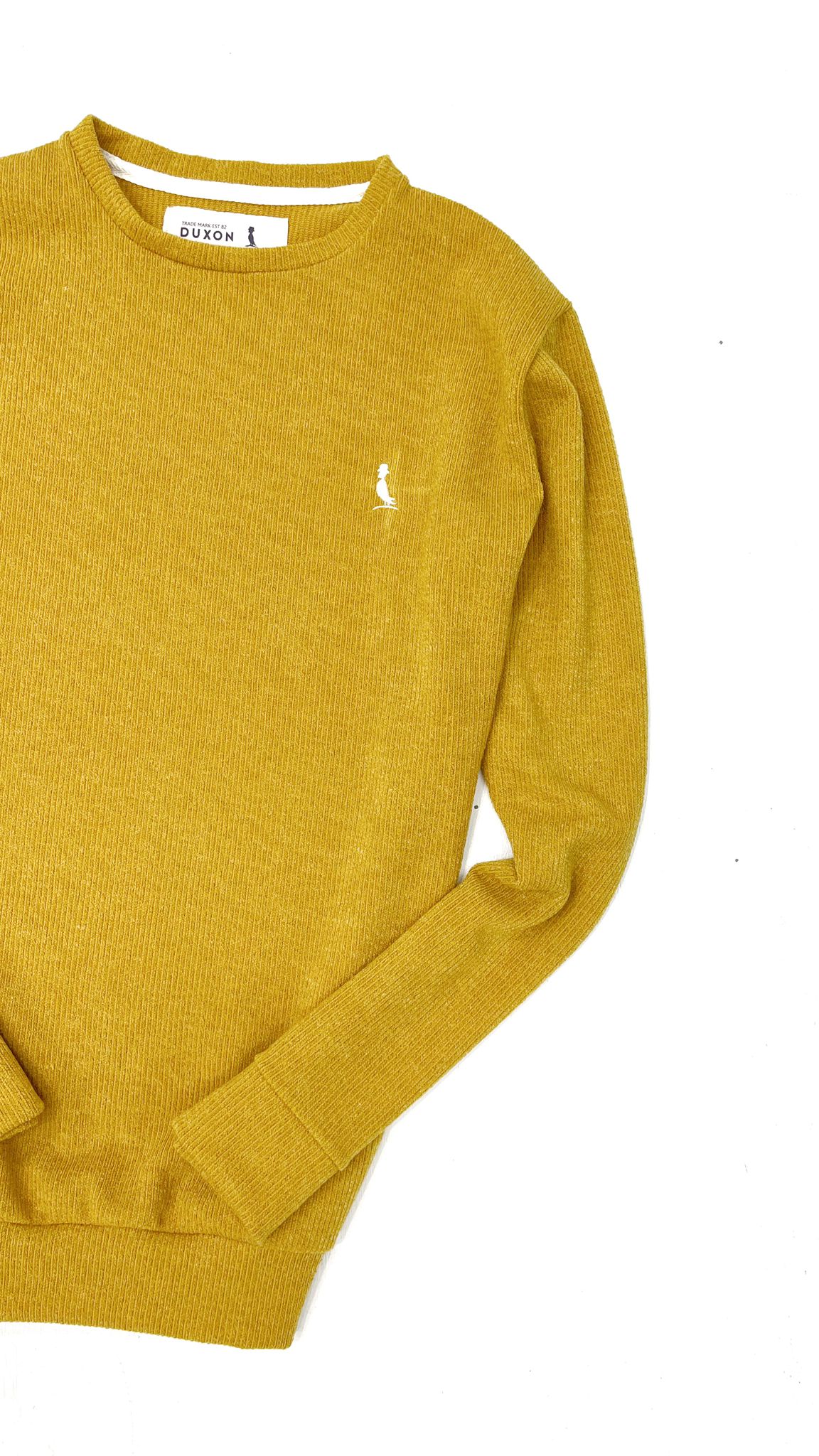 BUZO CHENILLE MOSTAZA