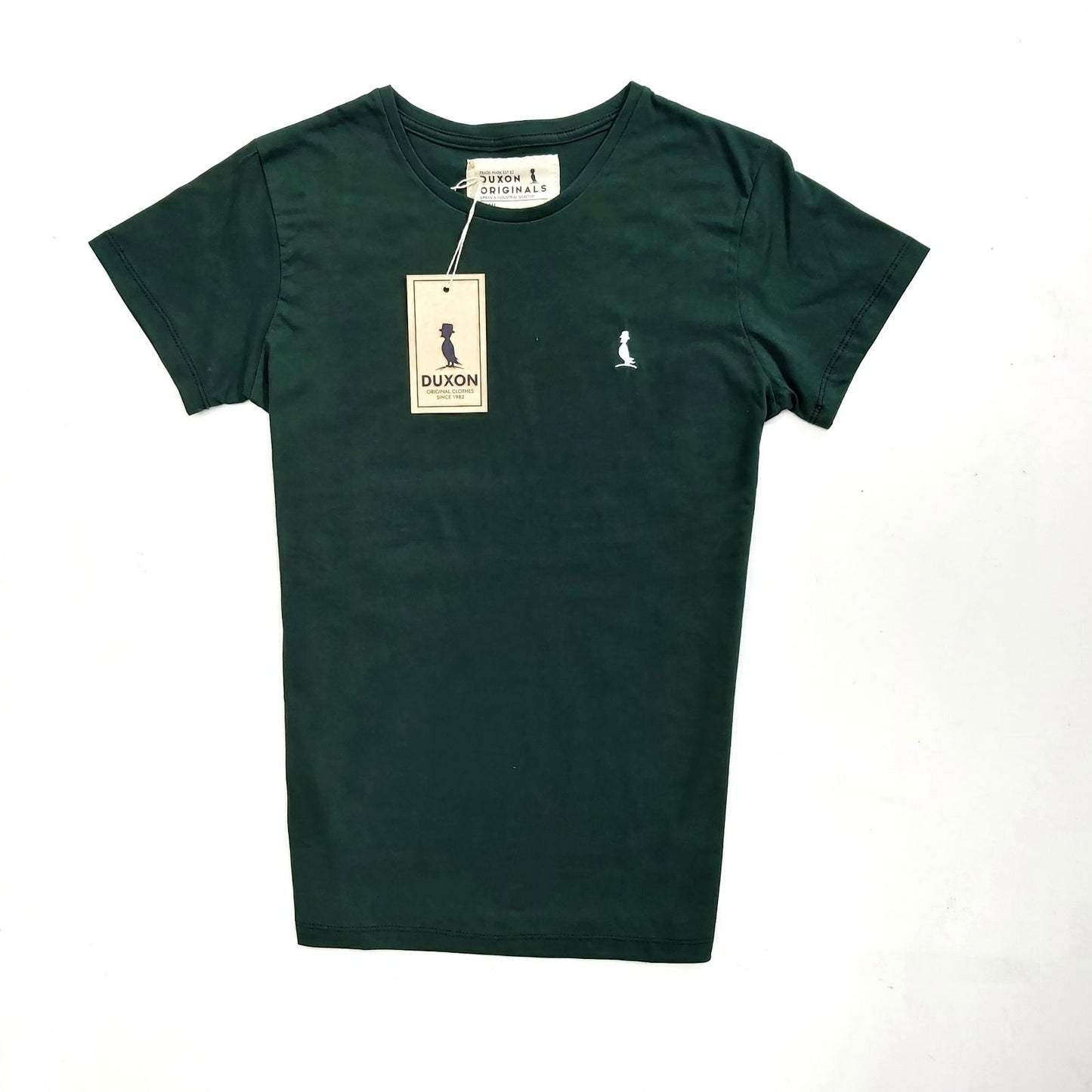 REMERA BASICA VERDE INGLES