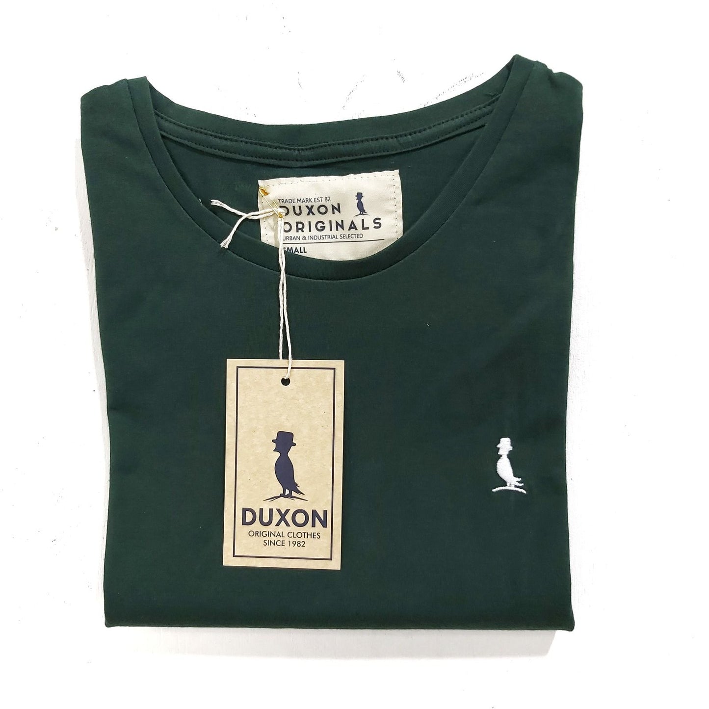 REMERA BASICA VERDE INGLES