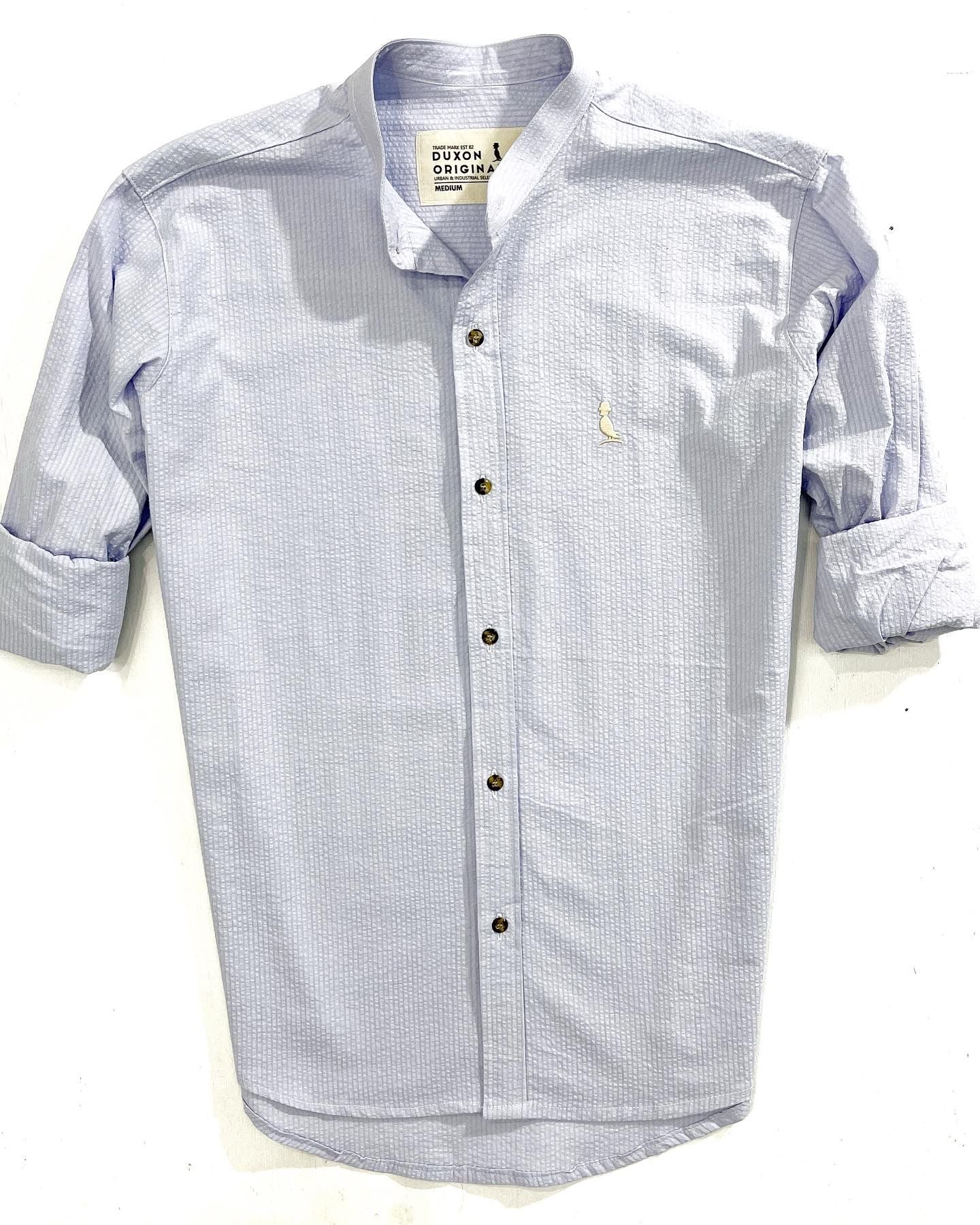 CAMISA MAO Celeste