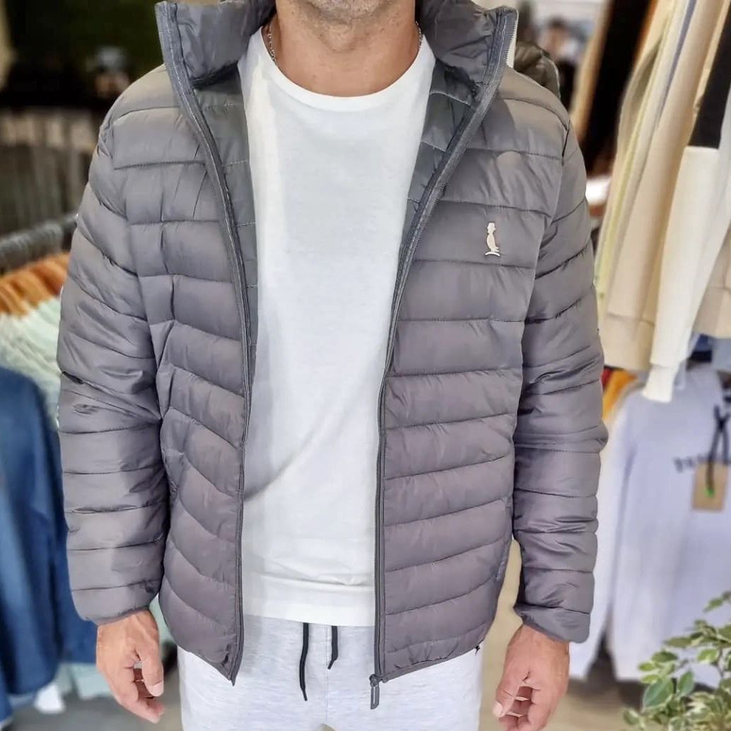 CAMPERA NIZA PUFFER GRIS