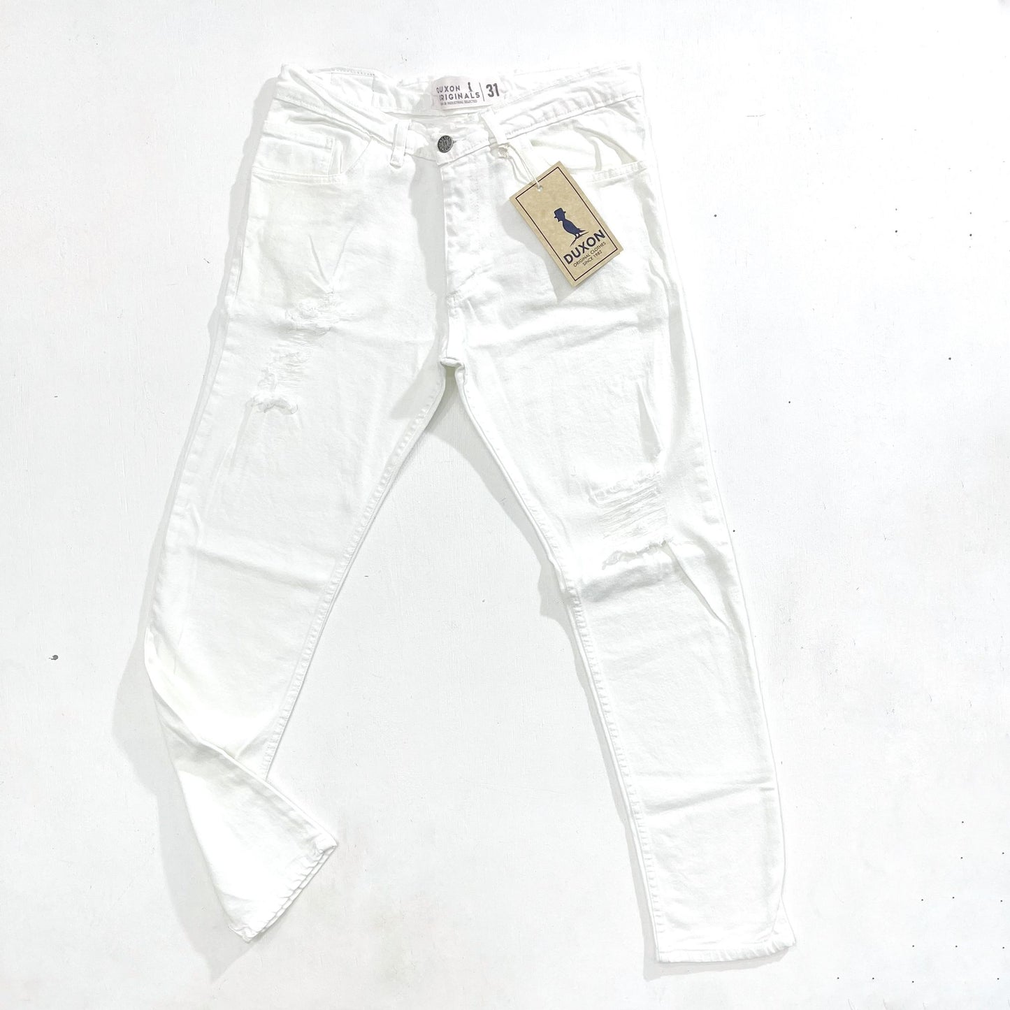 JEAN SKINNY BLANCO CON ROTURA