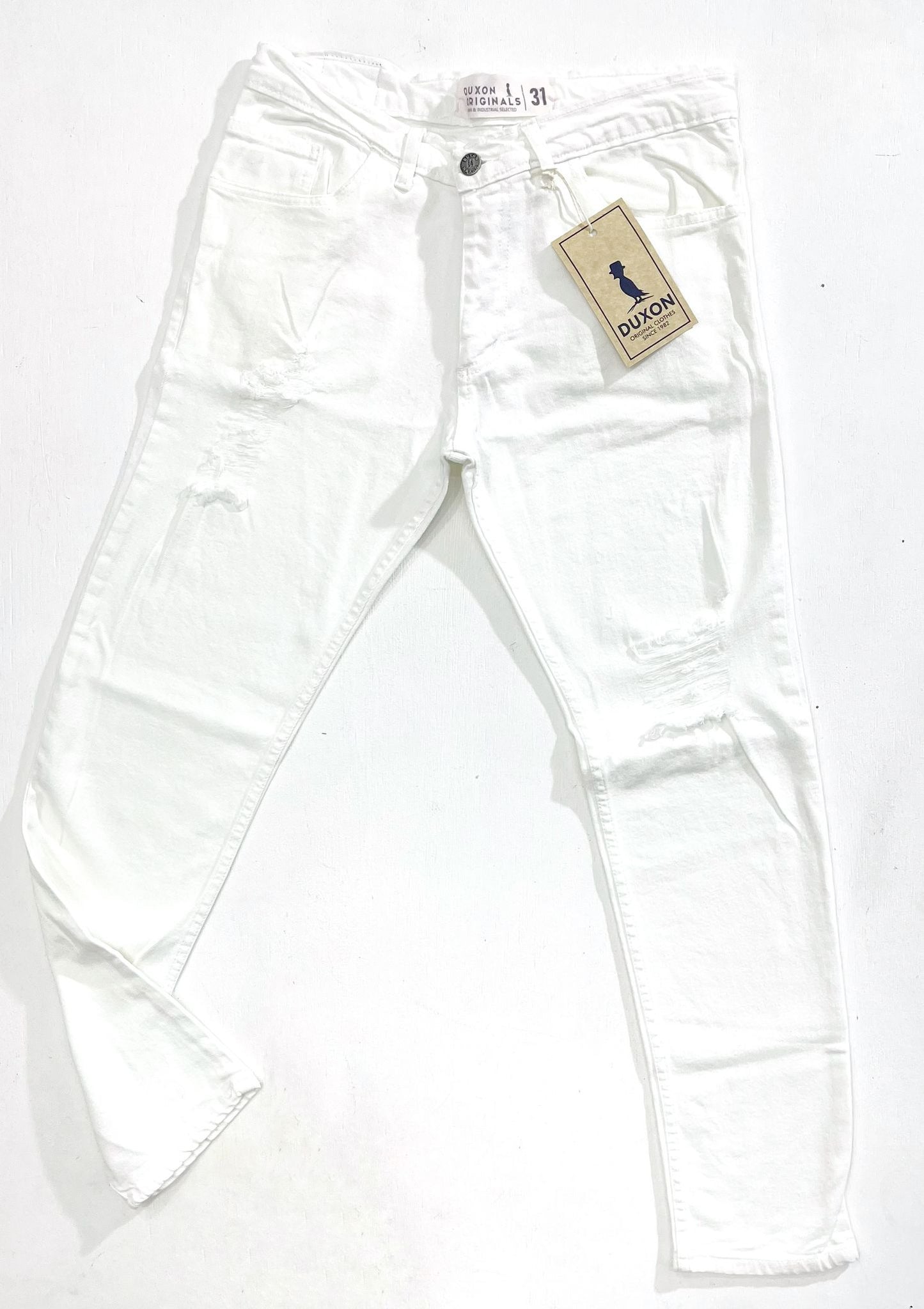 JEAN SKINNY BLANCO CON ROTURA