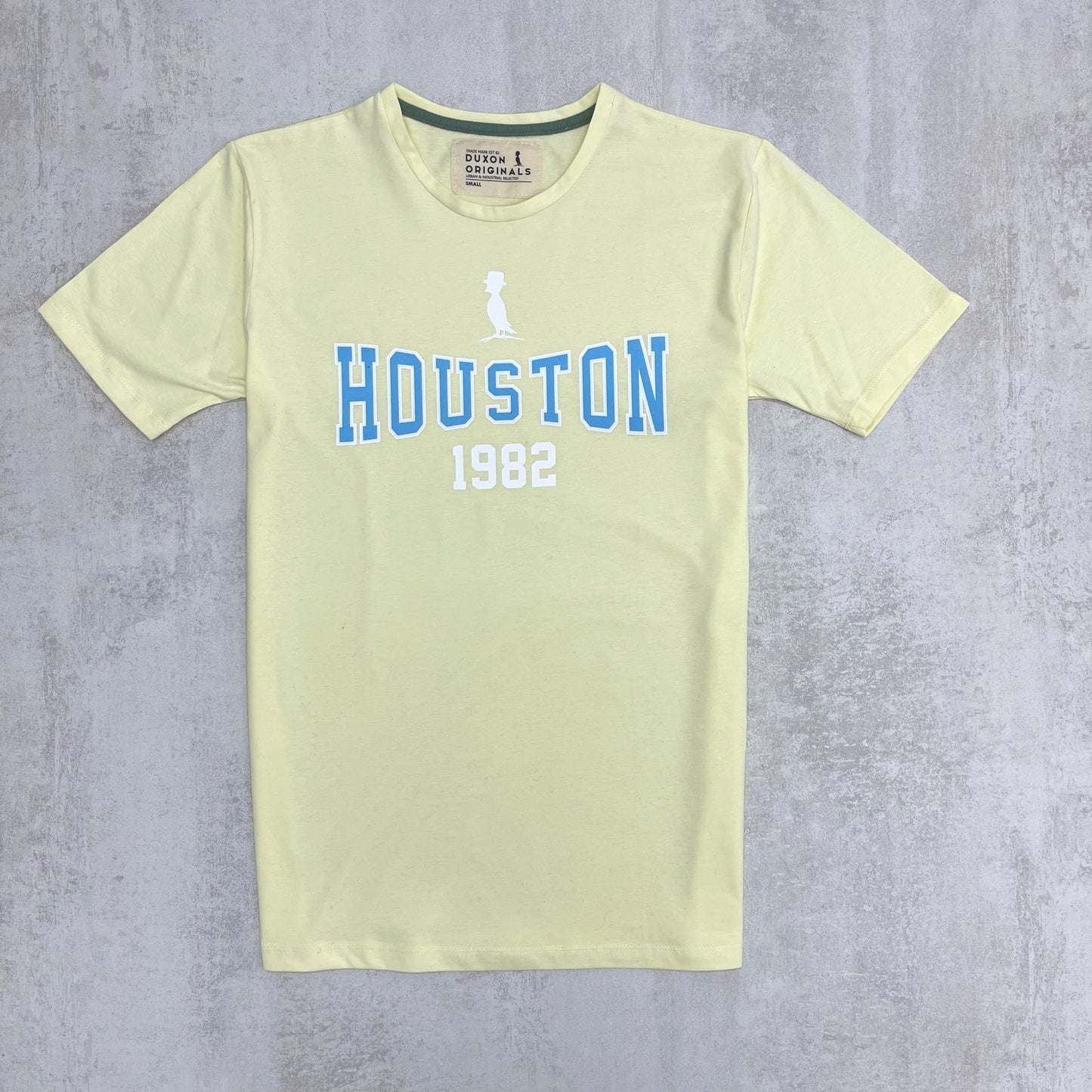 REMERA HOUSTON AMARILLO CLARO