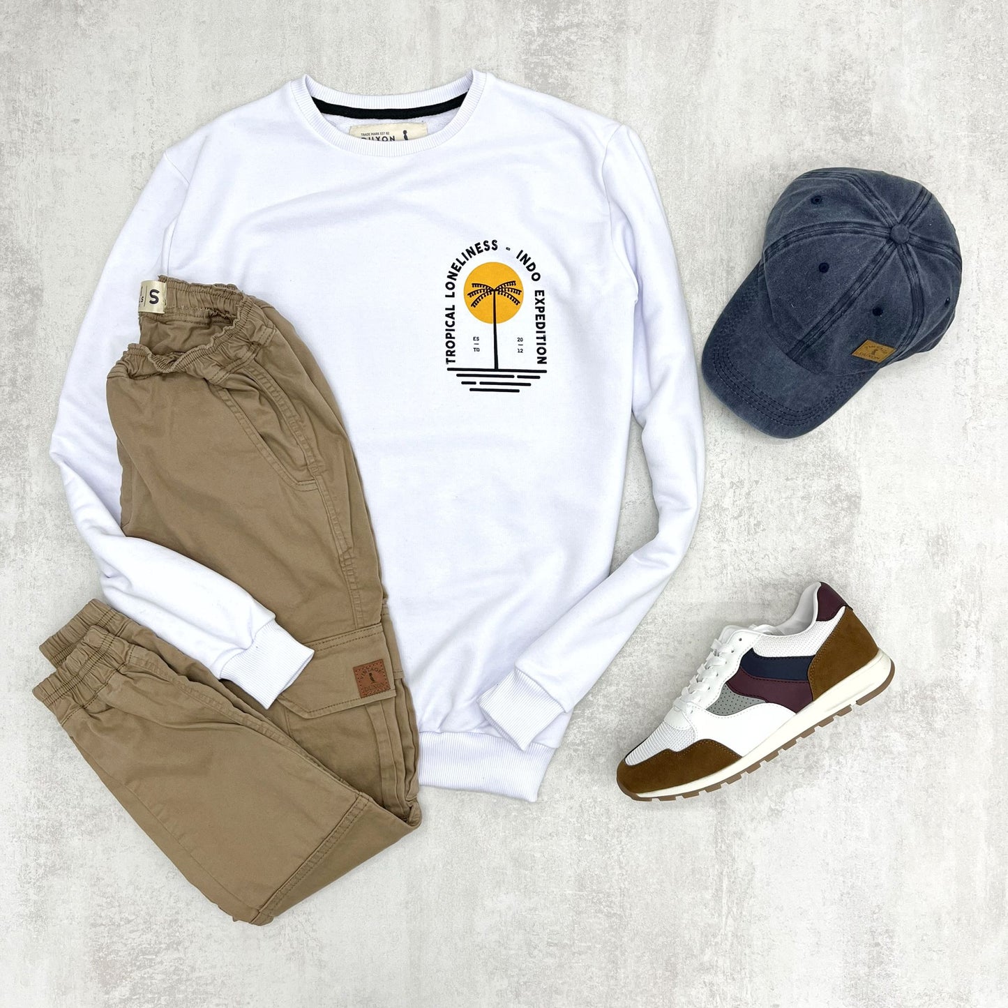 BUZO TROPICAL LONELINESS BLANCO