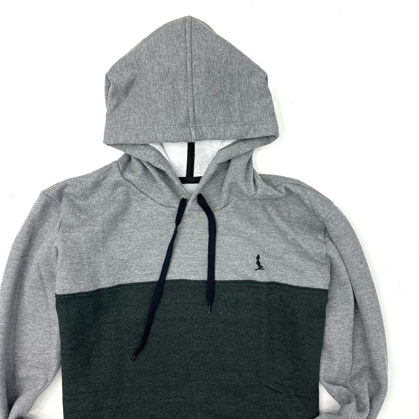 CANGURO COMBINADO GRIS OSCURO Y VERDE OSCURO
