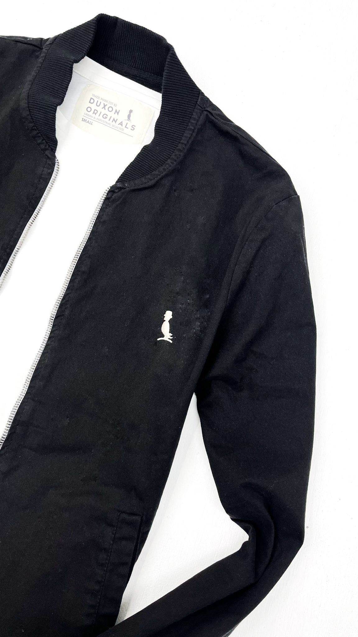 BOMBER DE GABARDINA NEGRO