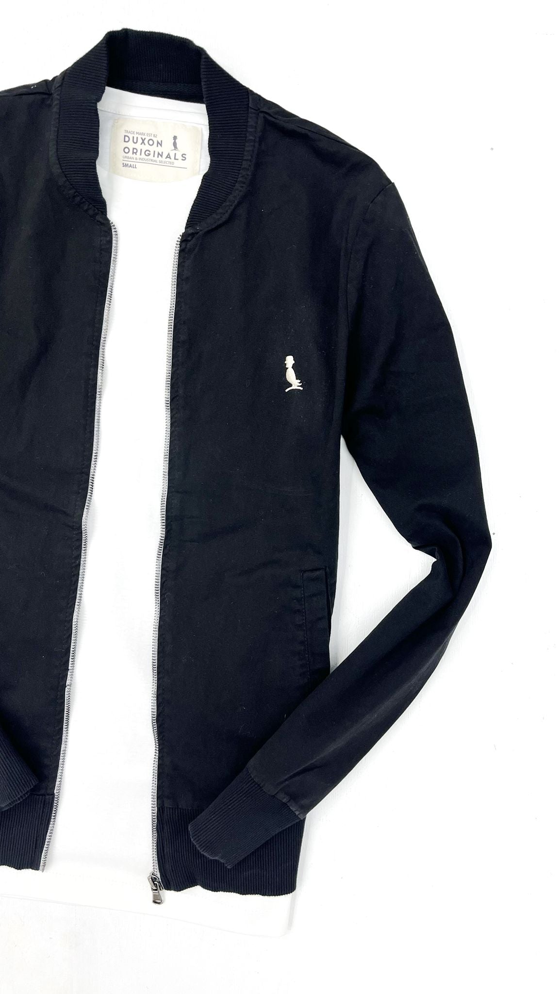 BOMBER DE GABARDINA NEGRO