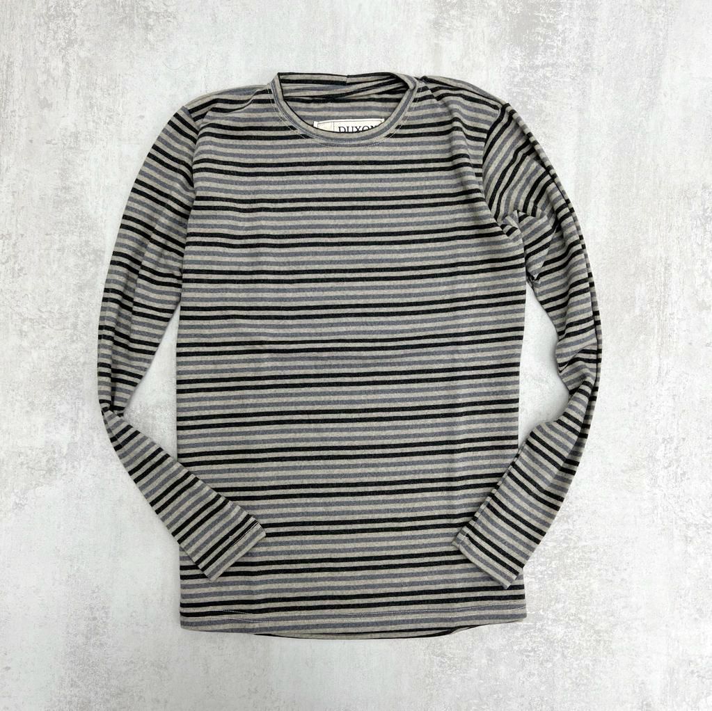 OUTLET⚠️ BUZO FINO GRIS Y NEGRO OSCURO