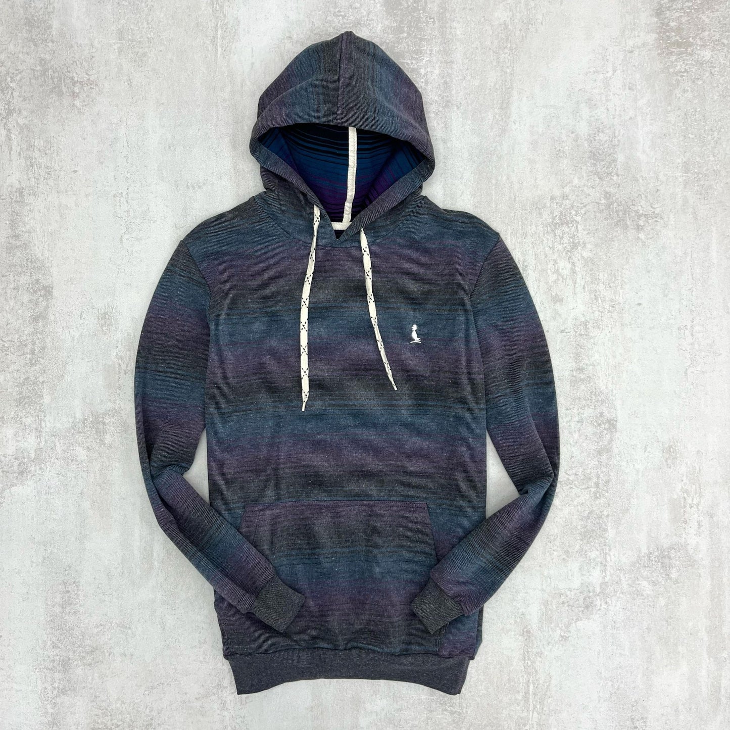 CANGURO RUSTICO GRIS AZUL Y VIOLETA